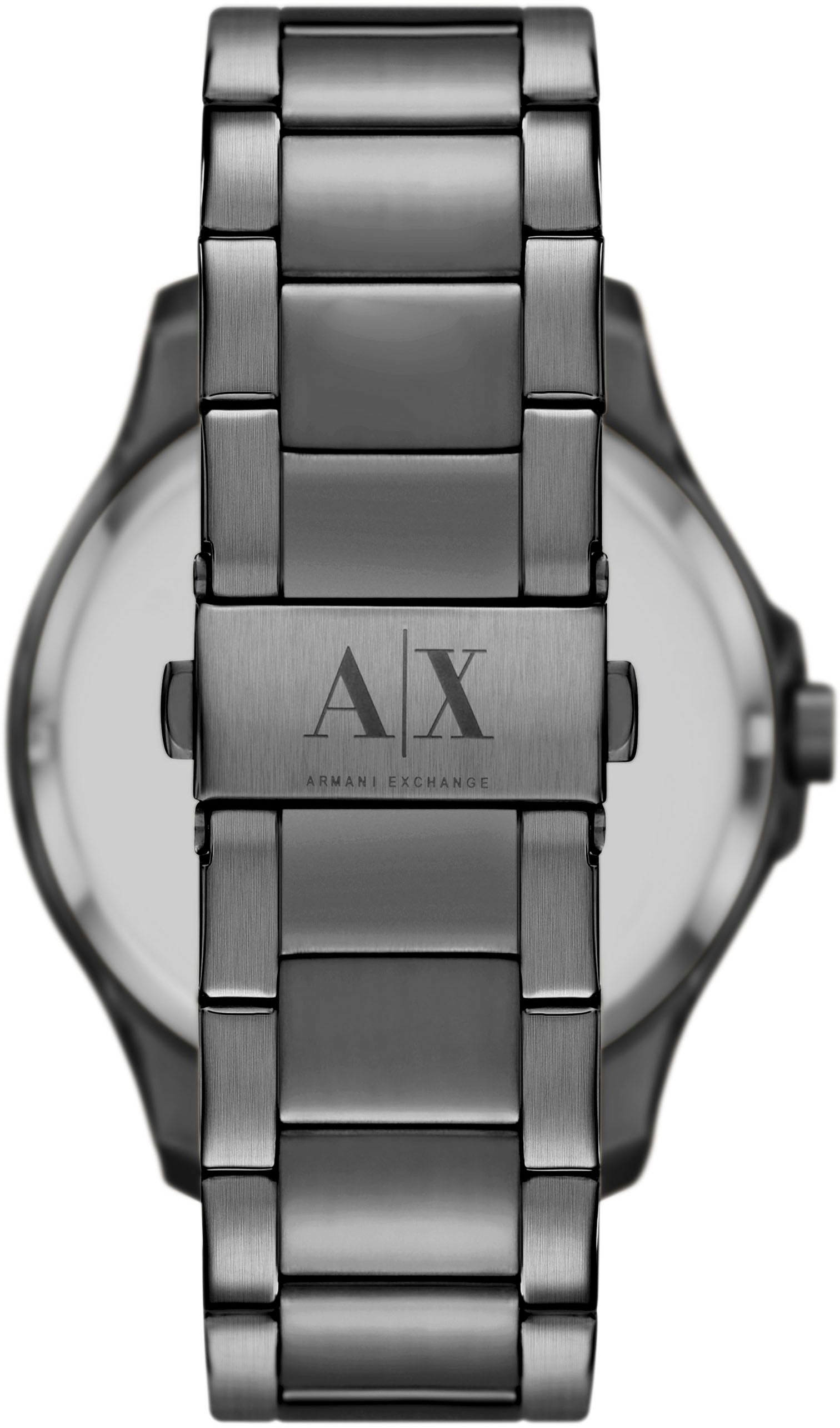 Chronograph ARMANI EXCHANGE, grau (anthrazit), Armbanduhren, Herren, Chronograph, Armbanduhr, Herrenuhr, Edelstahlarmband, analog, Stoppfunktion 2