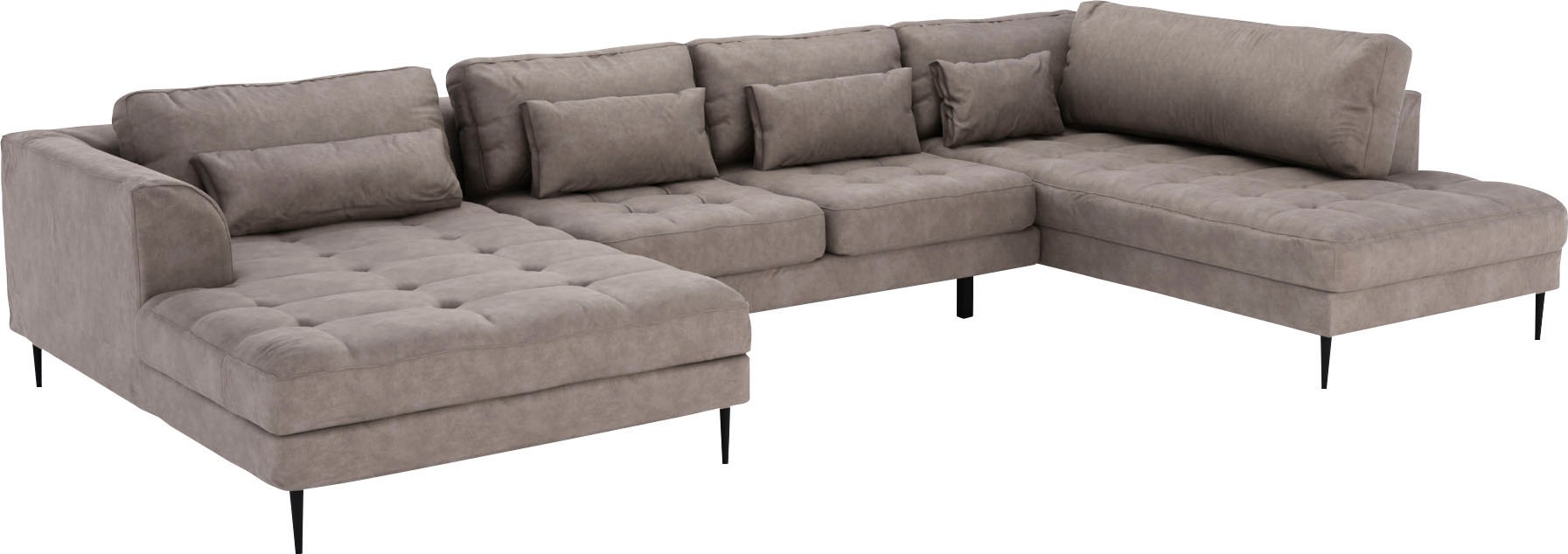 Thumbnail - TRENDMANUFAKTUR Wohnlandschaft "Luzi, gemütliches Sofa, extra viel Platz, viele Kissen, OTTOs Choice", Designsofa mit to...
