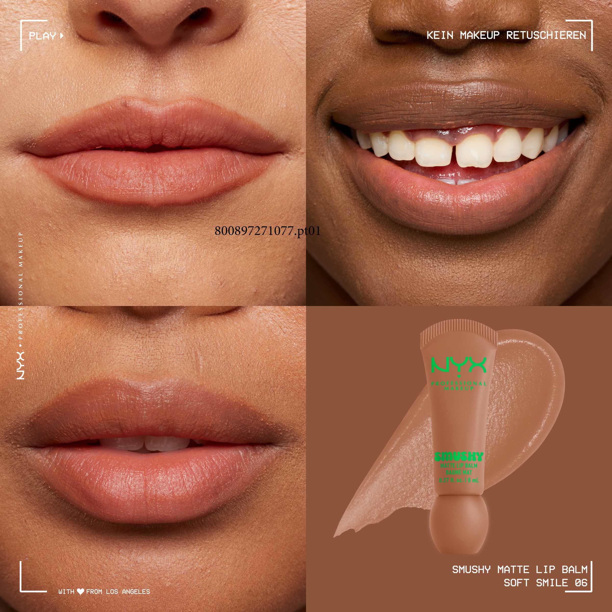 NYX Lippenbalsam »NYX Professional Makeup Smushy Matte Lip Balm«