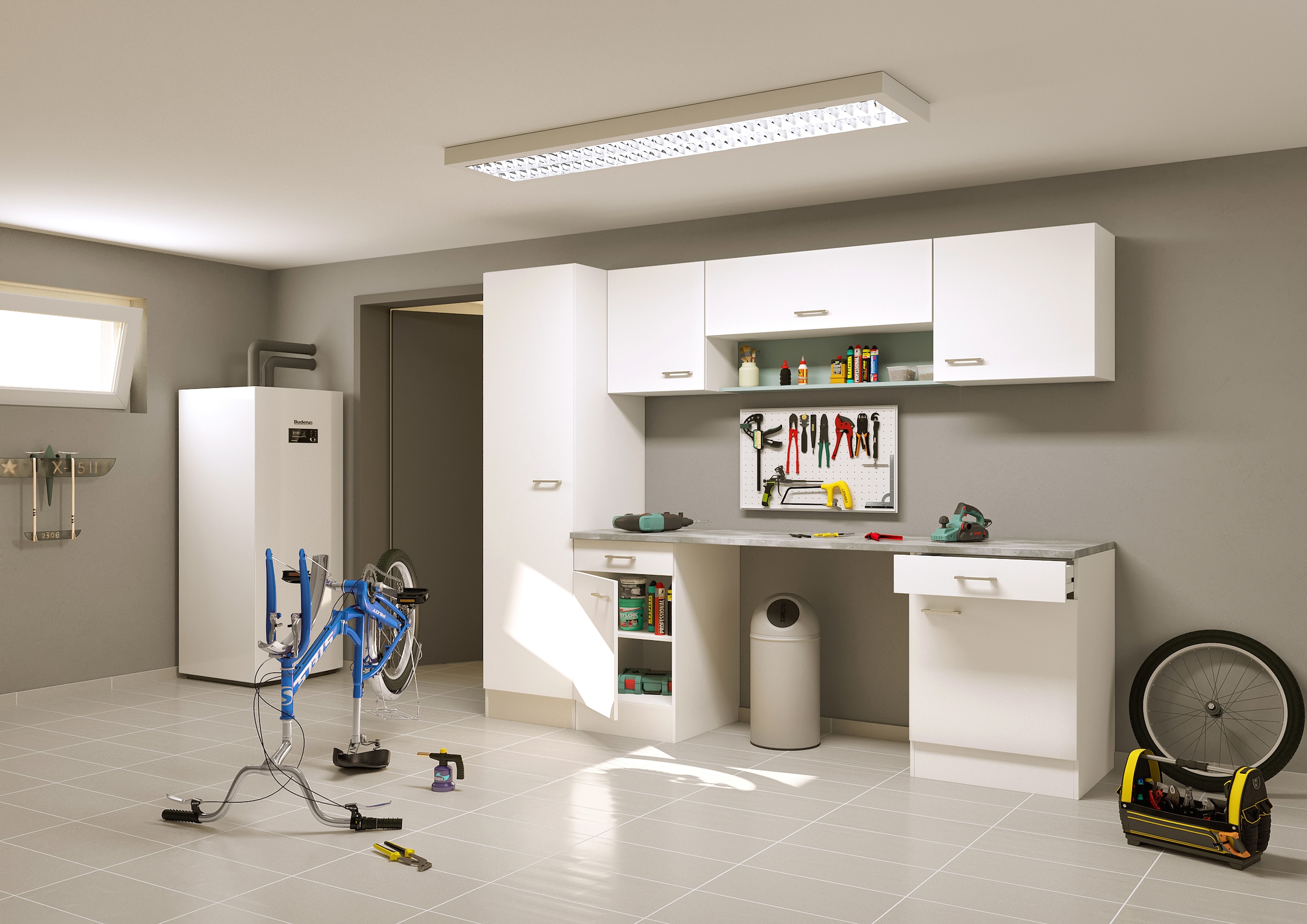 Flex-Well Mehrzweckschrank-Set »L-260-2101-000-Lucca«, (Komplett-Set), Gesamtbreite 260 cm
