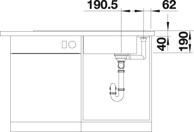 Blanco Granitspüle »AXIA III XL 6 S«, aus SILGRANIT®, inkl. Esche-Compound-Brückenschneidbrett