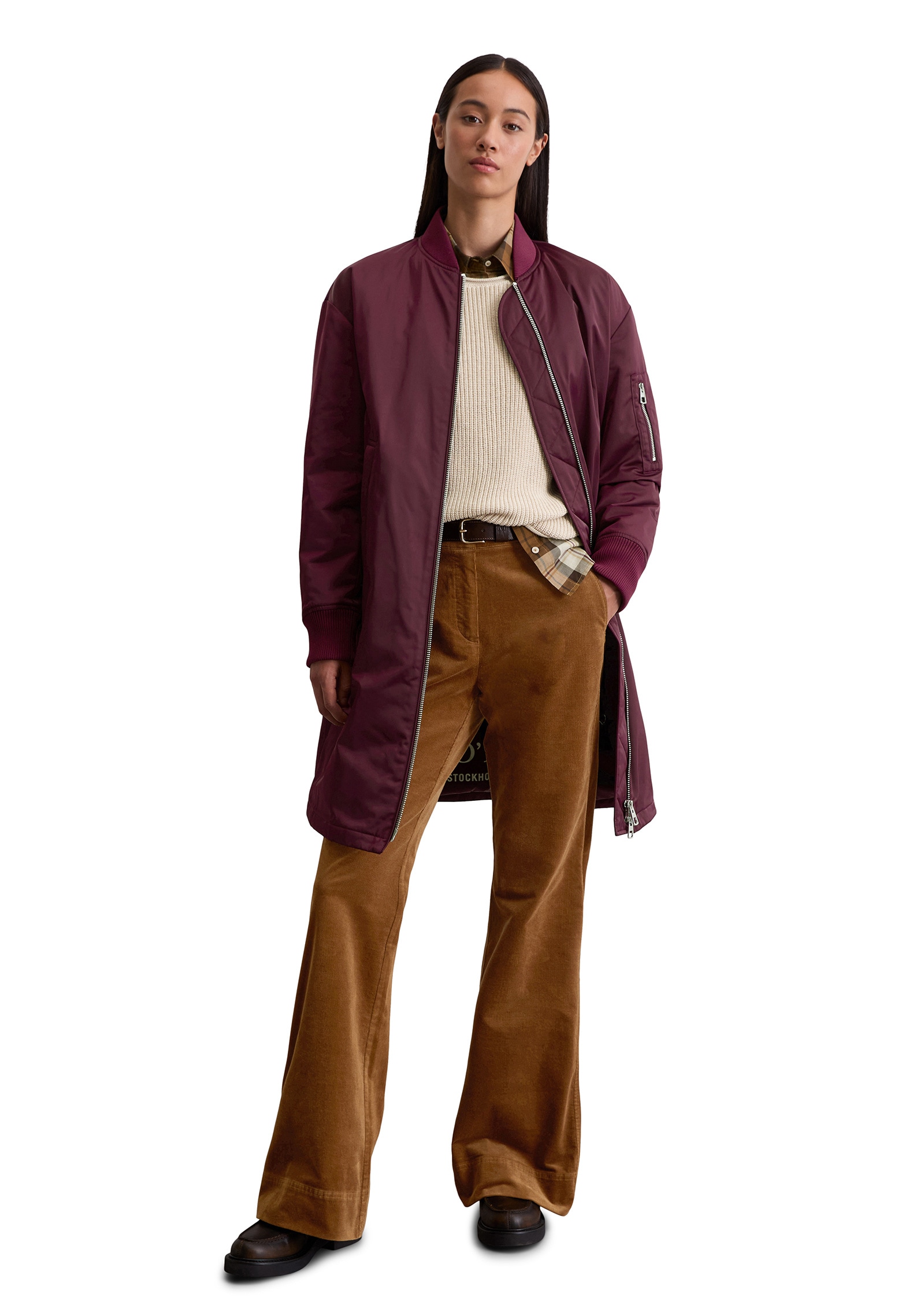 Marc O'Polo Kurzmantel »aus recyceltem Polyester-Twill«
