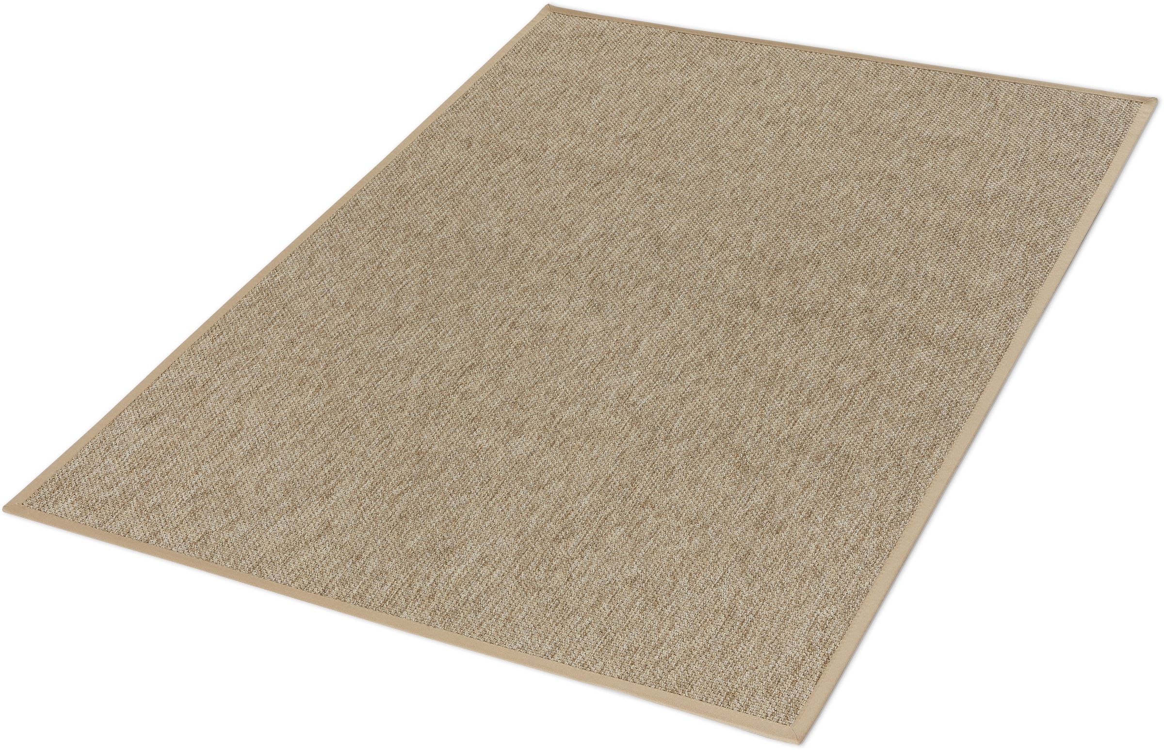 Teppichboden DEKOWE "Naturino Prestige Spezial", braun (camel), B:170cm H:10mm L:240cm, Obermaterial: 100% Polypropylen, Teppiche, Flachgewebe, meliert, Sisal Optik, In- und Outdoor geeignet 3