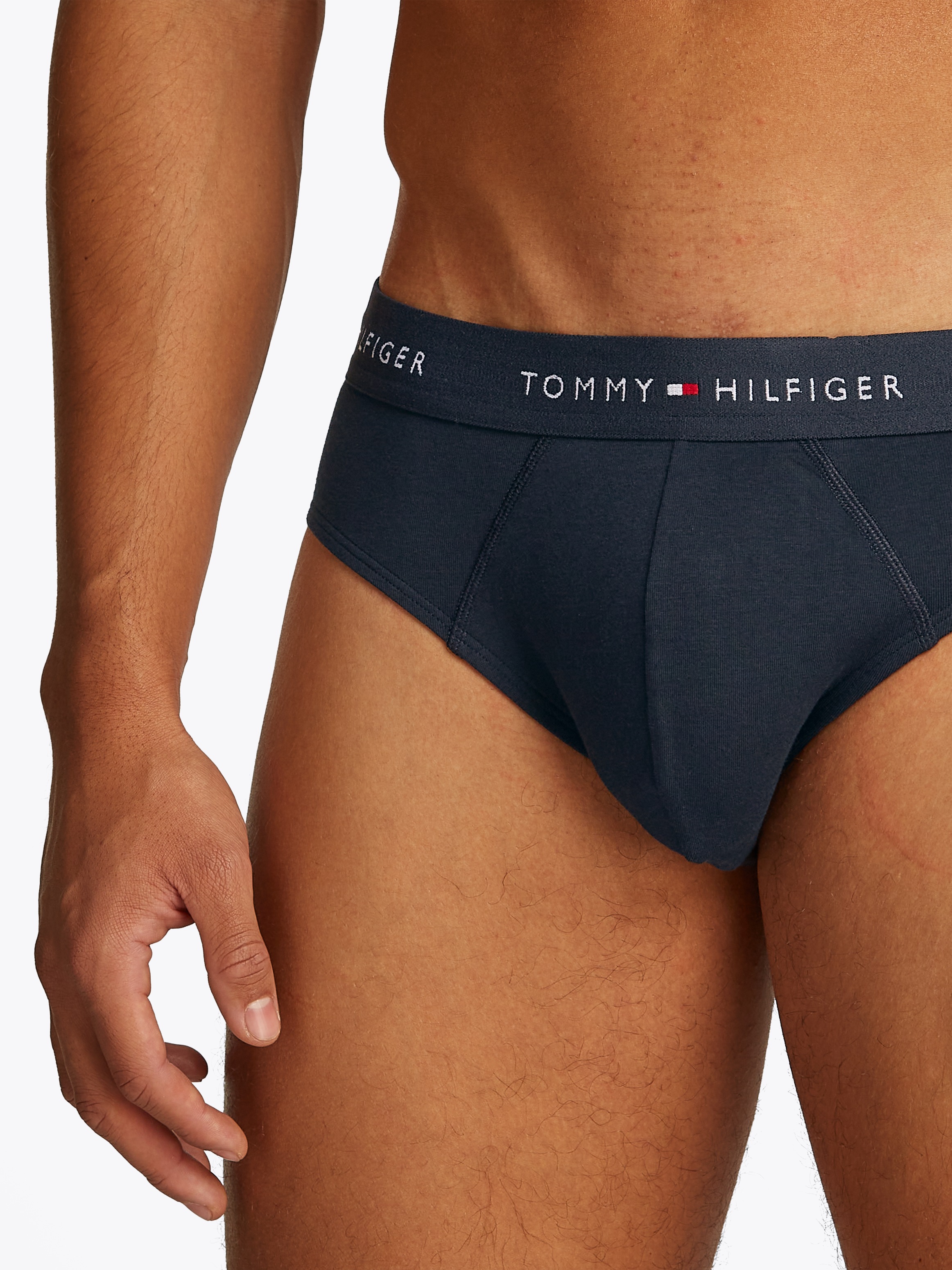 Thumbnail - Tommy Hilfiger Underwear Slip "3P BRIEF DTM" Packung, 3er, 3 Stk. mit Logo-Elastikbund