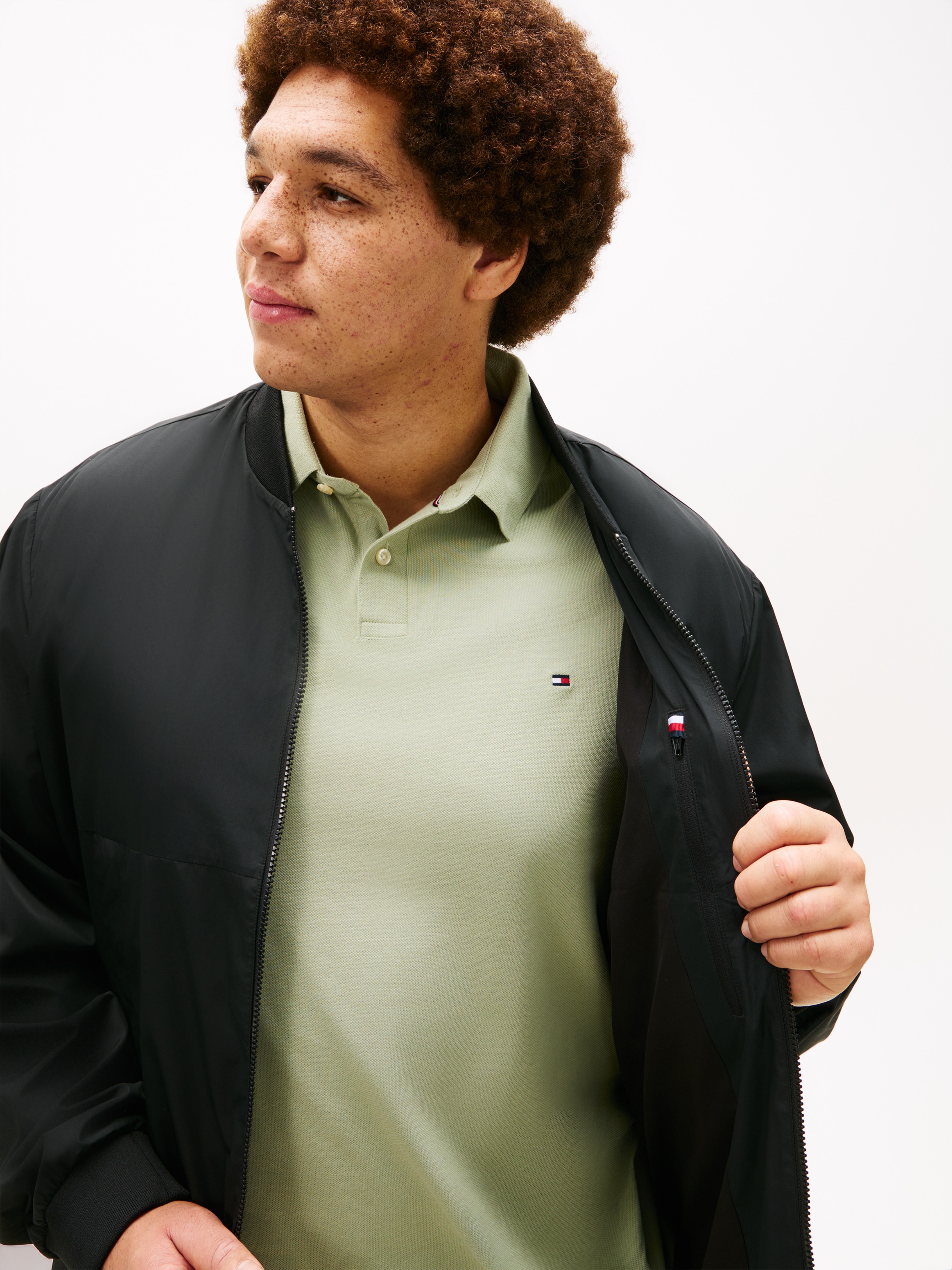 Tommy Hilfiger Big & Tall Bomberjacke »BRANDED BOMBER« ohne Kapuze Regular fit für große Größen