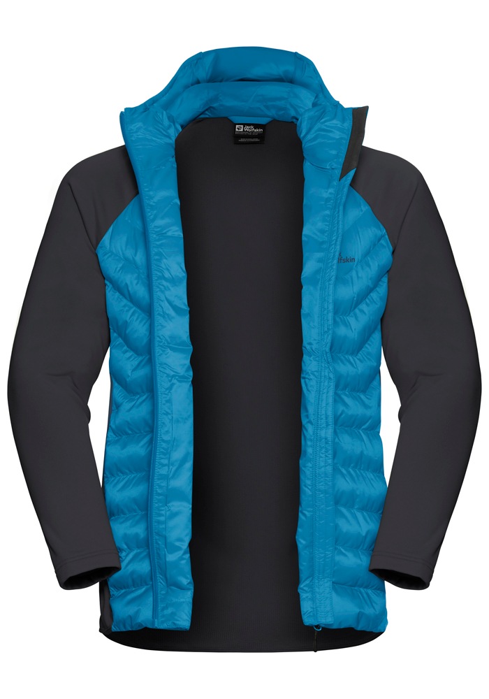Jack Wolfskin Hybridjacke »ROUTEBURN PRO HYBRID M«, mit Kapuze