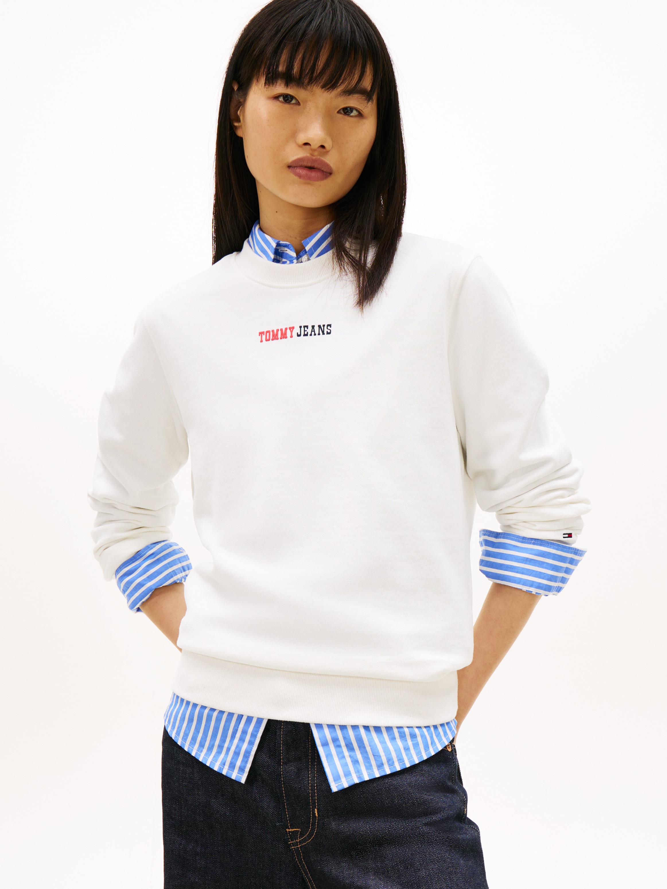 Tommy Jeans Sweatshirt »TJW REG ESS LOGO 2 CREW EXT«
