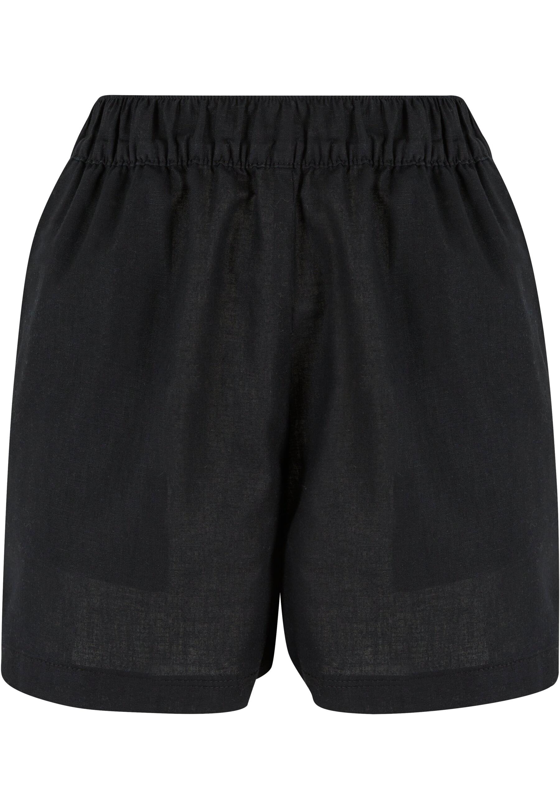 URBAN CLASSICS Shorts "Urban Classics Damen Ladies Linen Mixed Boxer Shorts günstig online kaufen