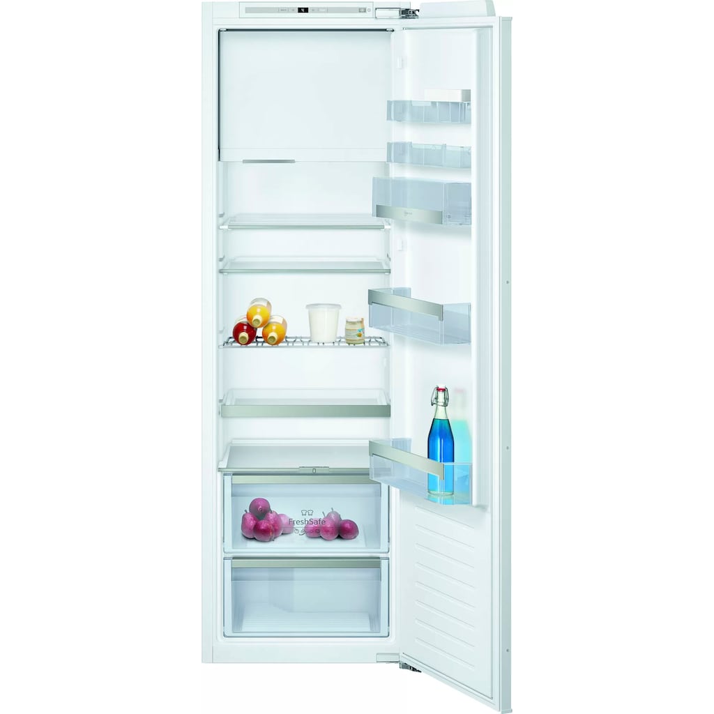 NEFF Einbaukühlschrank »KI2823FF0«, KI2823FF0, 177,2 cm hoch, 56 cm breit, Fresh Safe 2: Frischeschublade für die ideale Lagerung von Obst&Gemüse