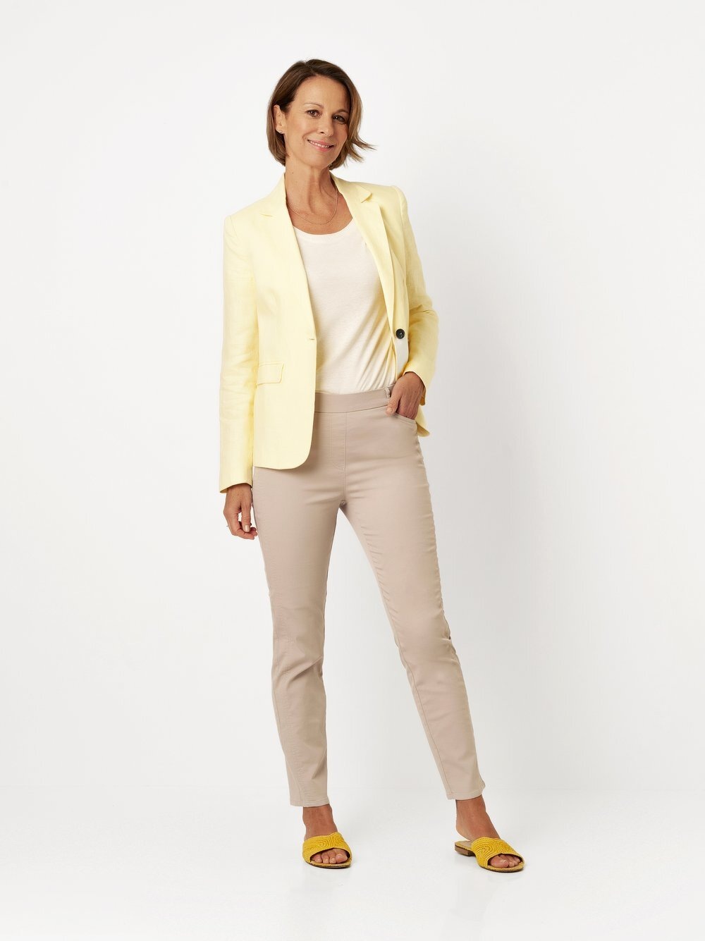 Relaxed Stretch-Hose »Alice Slim 7/8«  mit sportivem Gummibund