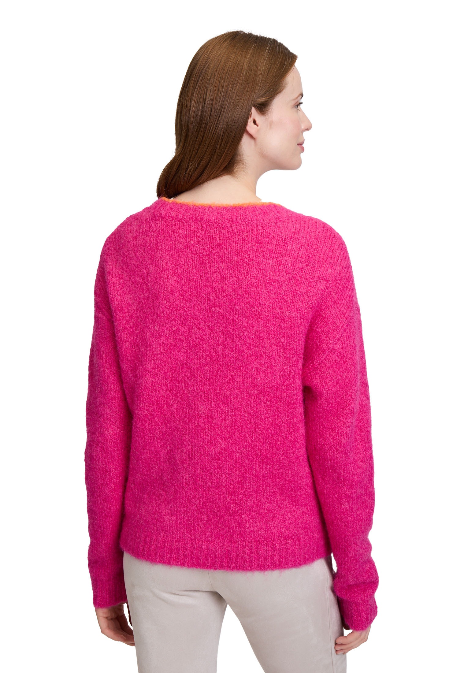 Cartoon Strickjacke »Cartoon Damen Strick-Cardigan mit V-Ausschnitt«, Rippbündchen