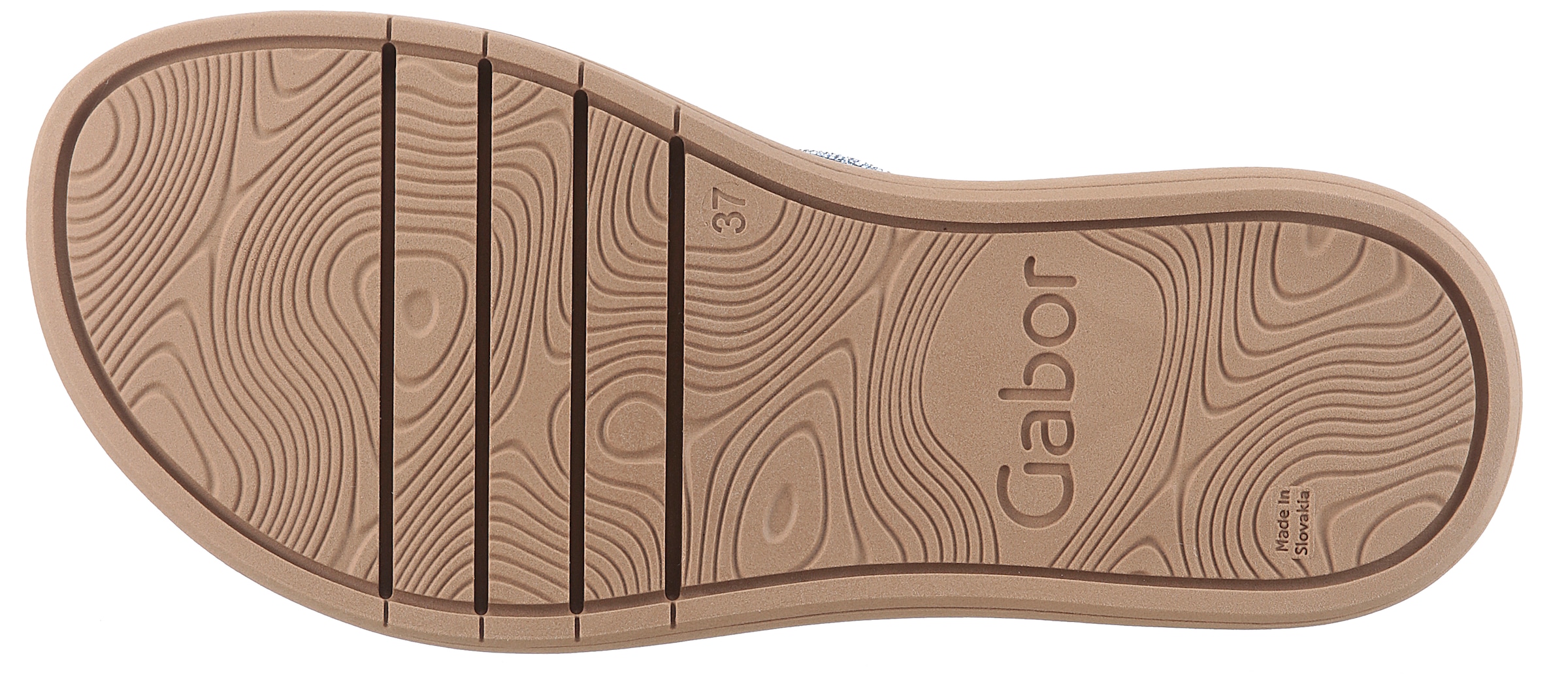 Gabor Pantolette, Plateau, Sommerschuh, Schlappen mit Best Fitting-Ausstattung