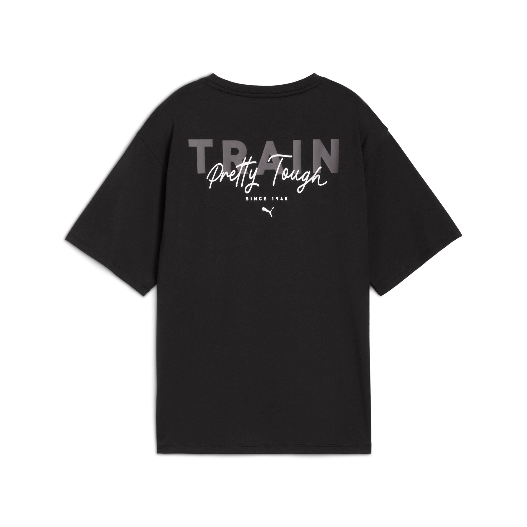 PUMA Trainingsshirt "W PRETTY TOUGH GRAPHIC TEE" mit Kurzarm, mit Rundhalsa günstig online kaufen