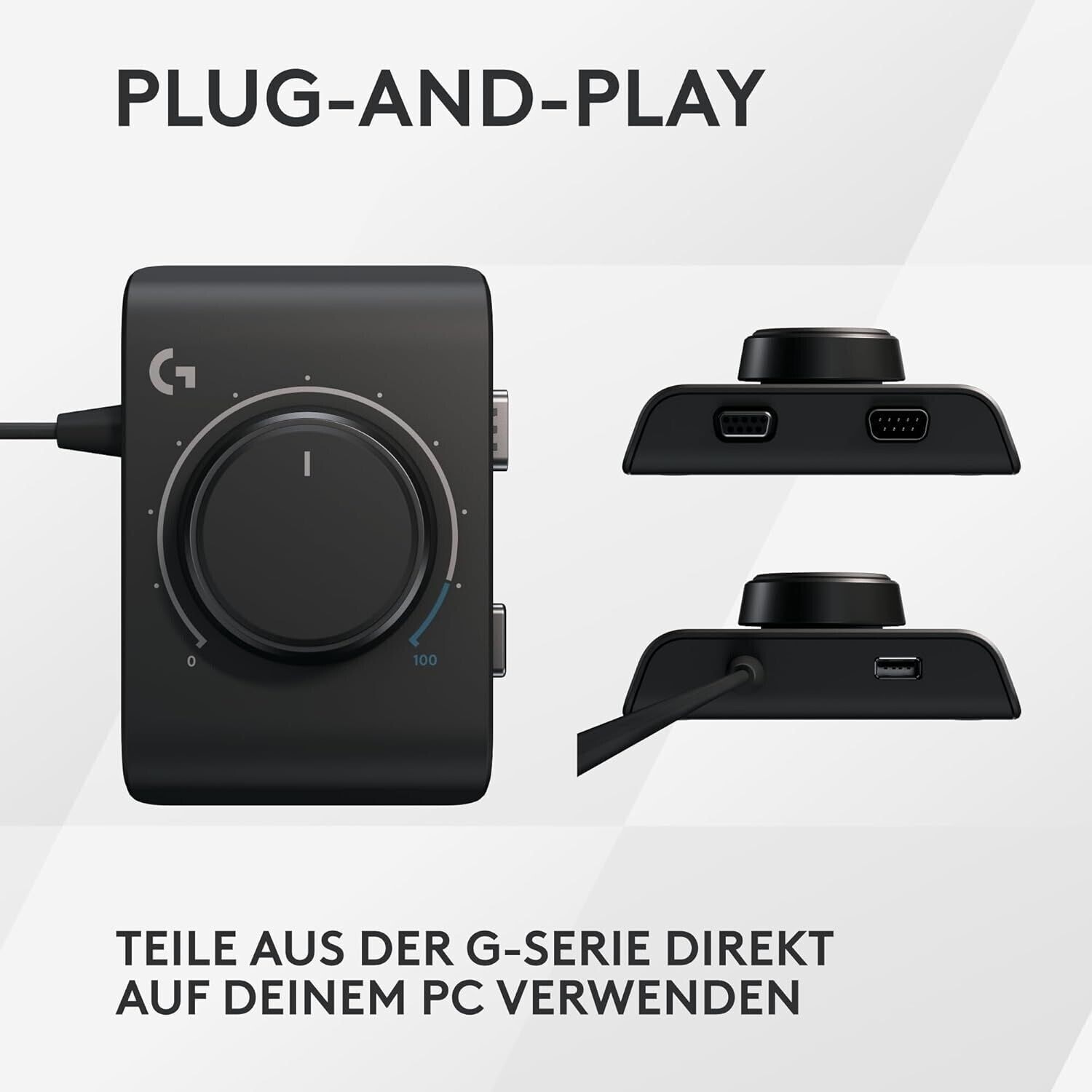 Logitech Gaming-Lenkrad »G Racing Adapter - BLACK«