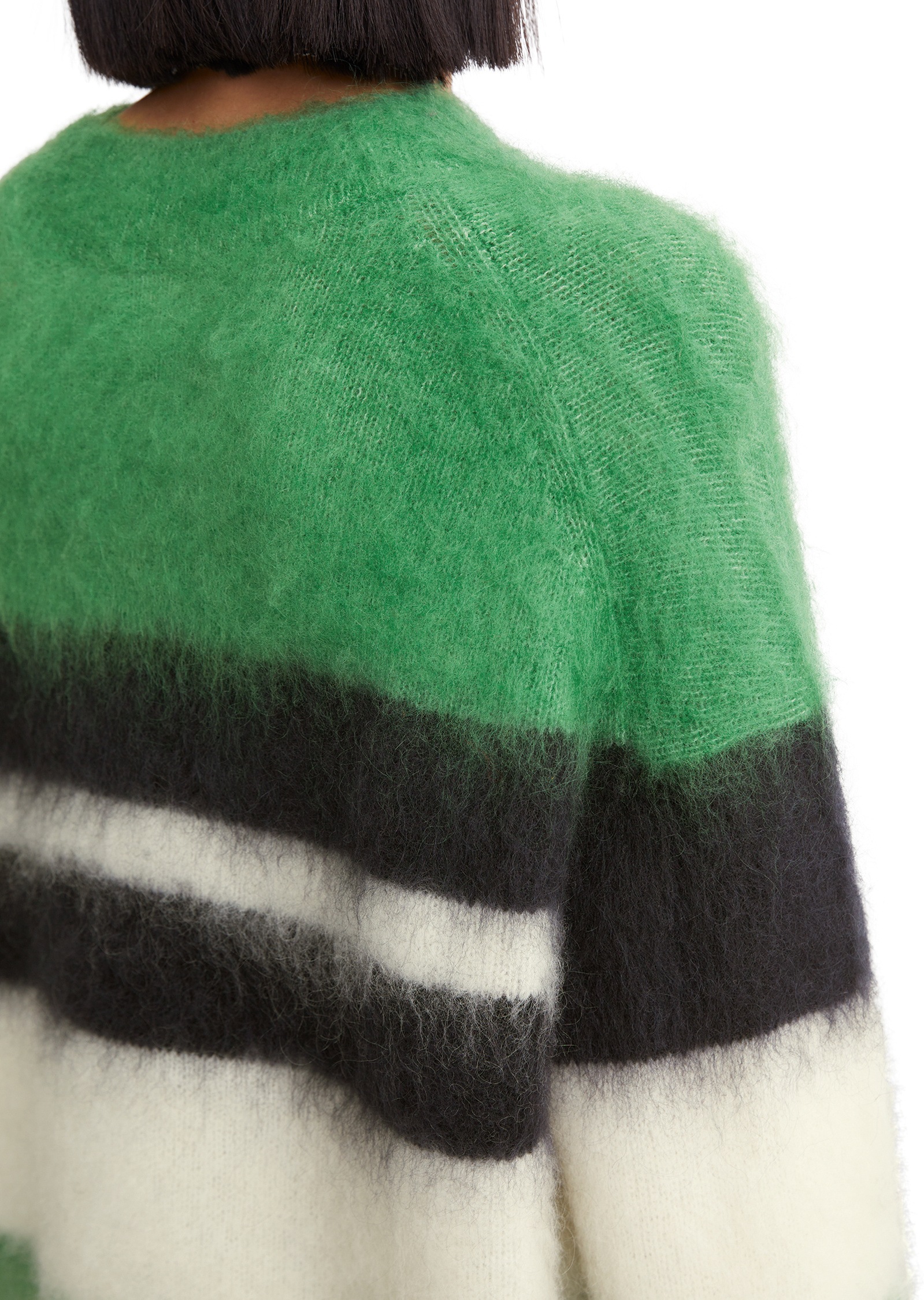 Marc O'Polo DENIM Strickpullover »aus gebürstetem Schurwolle-Mohair-Mix«