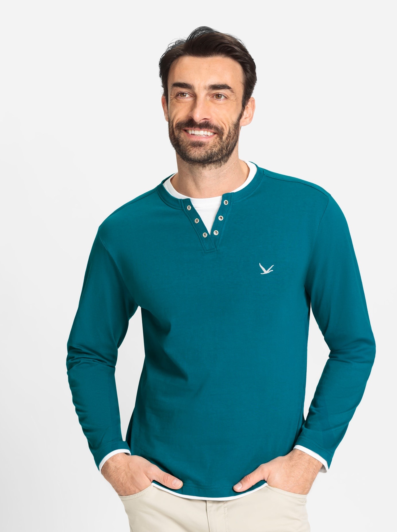 Catamaran Langarmshirt "Langarm-Shirt", (2 tlg.) günstig online kaufen