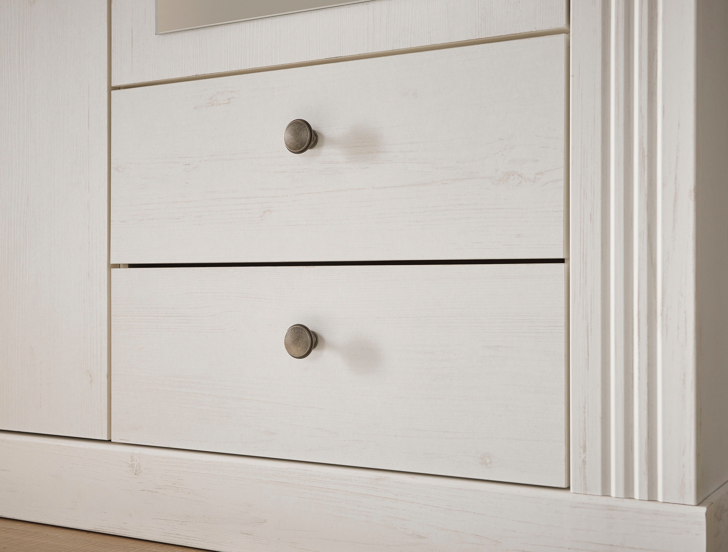 Home affaire Garderobenschrank »WESTMINSTER TOPSELLER!«, (Breite ca. 108 cm), im romantischen Landhausstil
