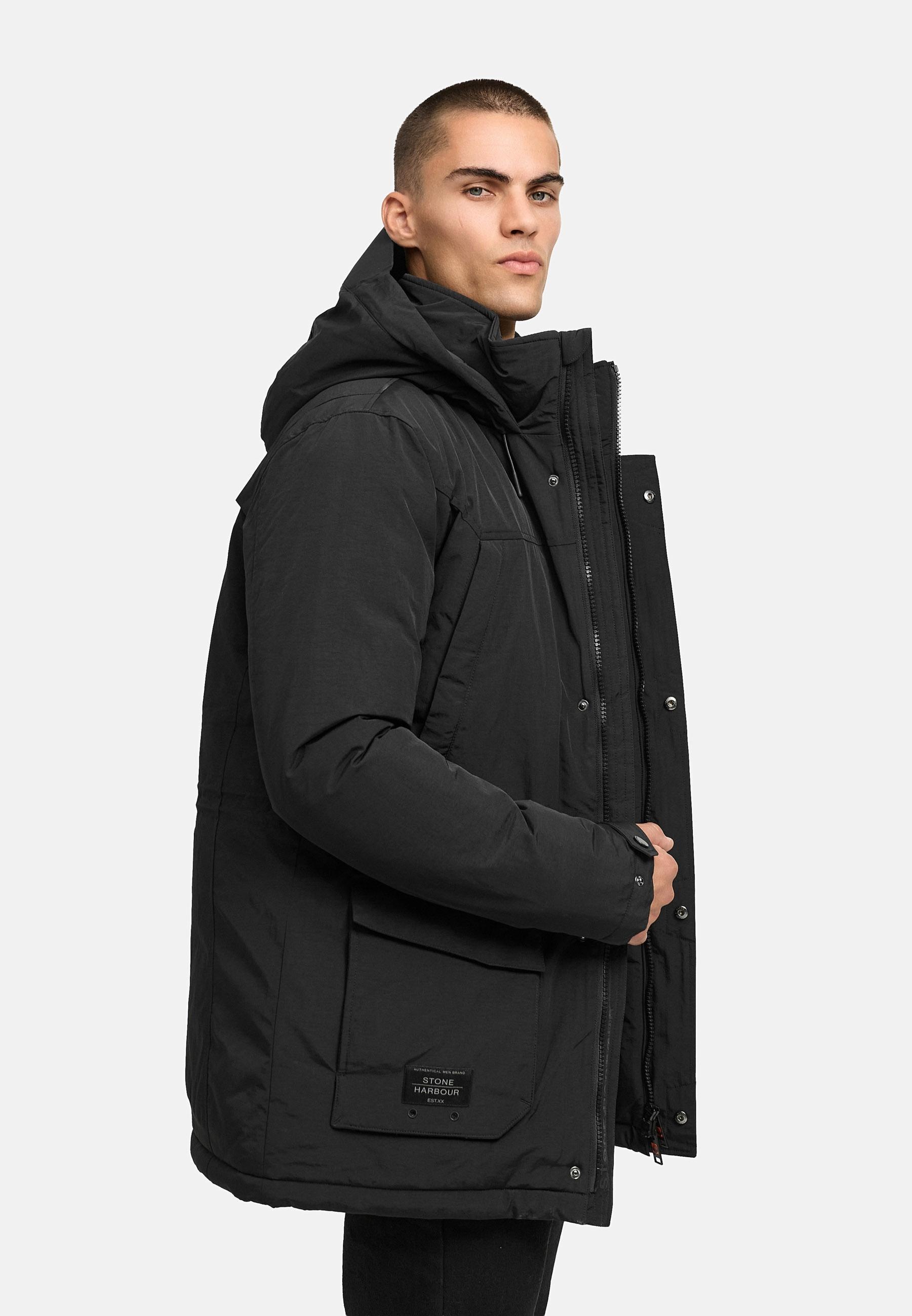 Stone Harbour Winterjacke »Wadiim XX« mit Kapuze Warm gefütterte Outdoorjacke mit Kapuze