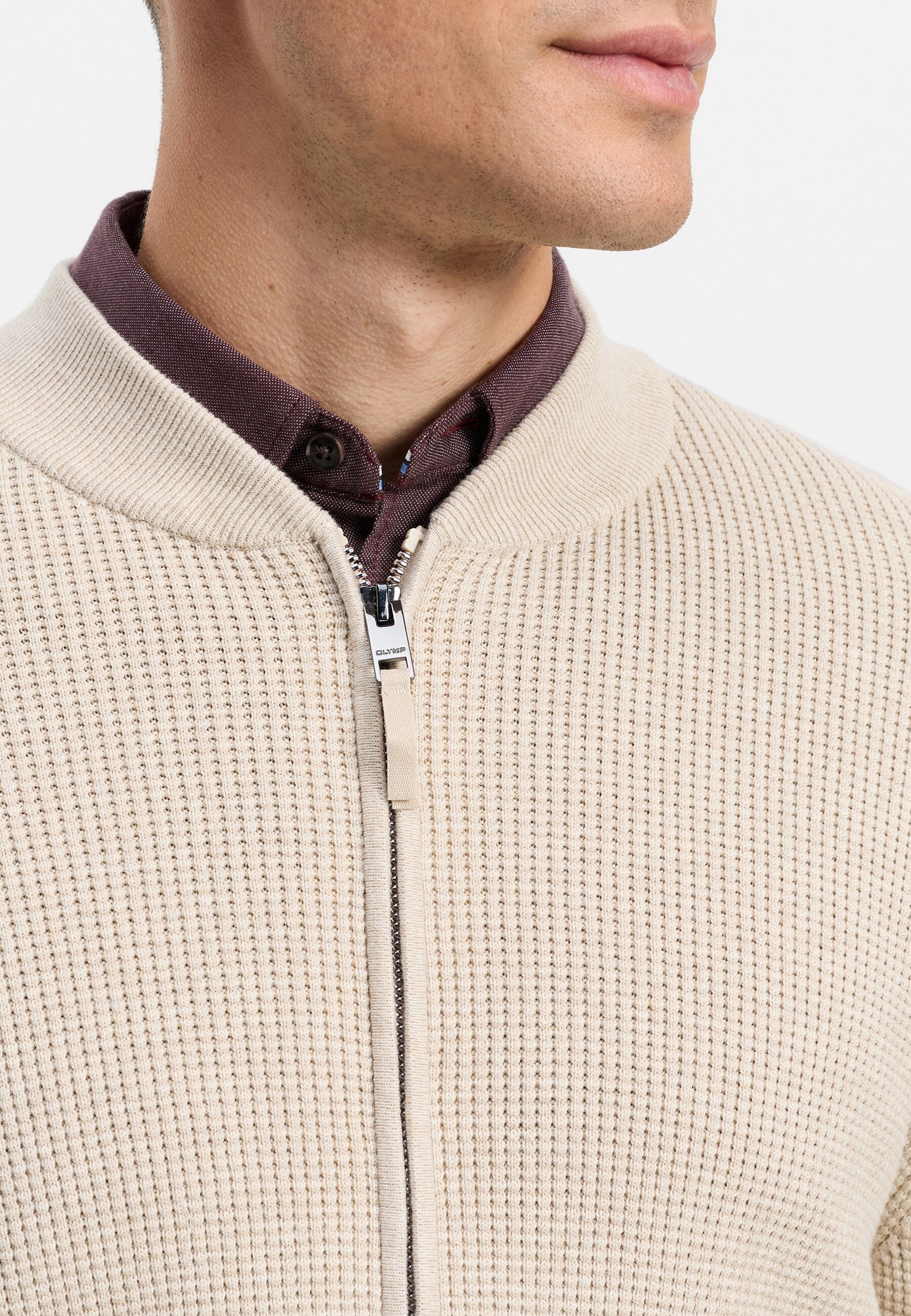 OLYMP Strickjacke »OLYMP Casual Strick, Strickjacke«