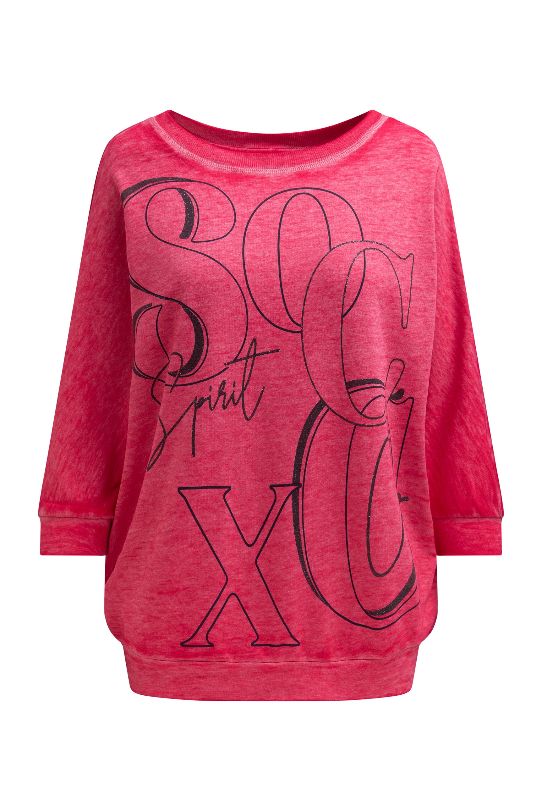 SOCCX Sweater , mit Fledermausärmeln
