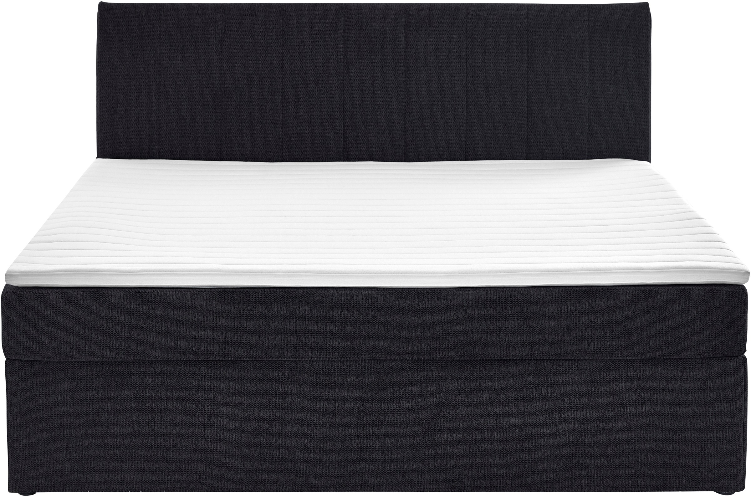 Boxbett "Alva, wahlweise mit Matratze", schwarz, B:203cm L:211cm, ATLANTIC HOME COLLECTION, Komplettbetten, wahlweise mit Matratze und Topper 4