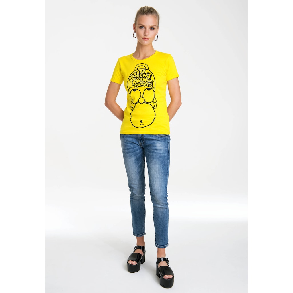 LOGOSHIRT T-Shirt »Homer«, mit lizenziertem Originaldesign
