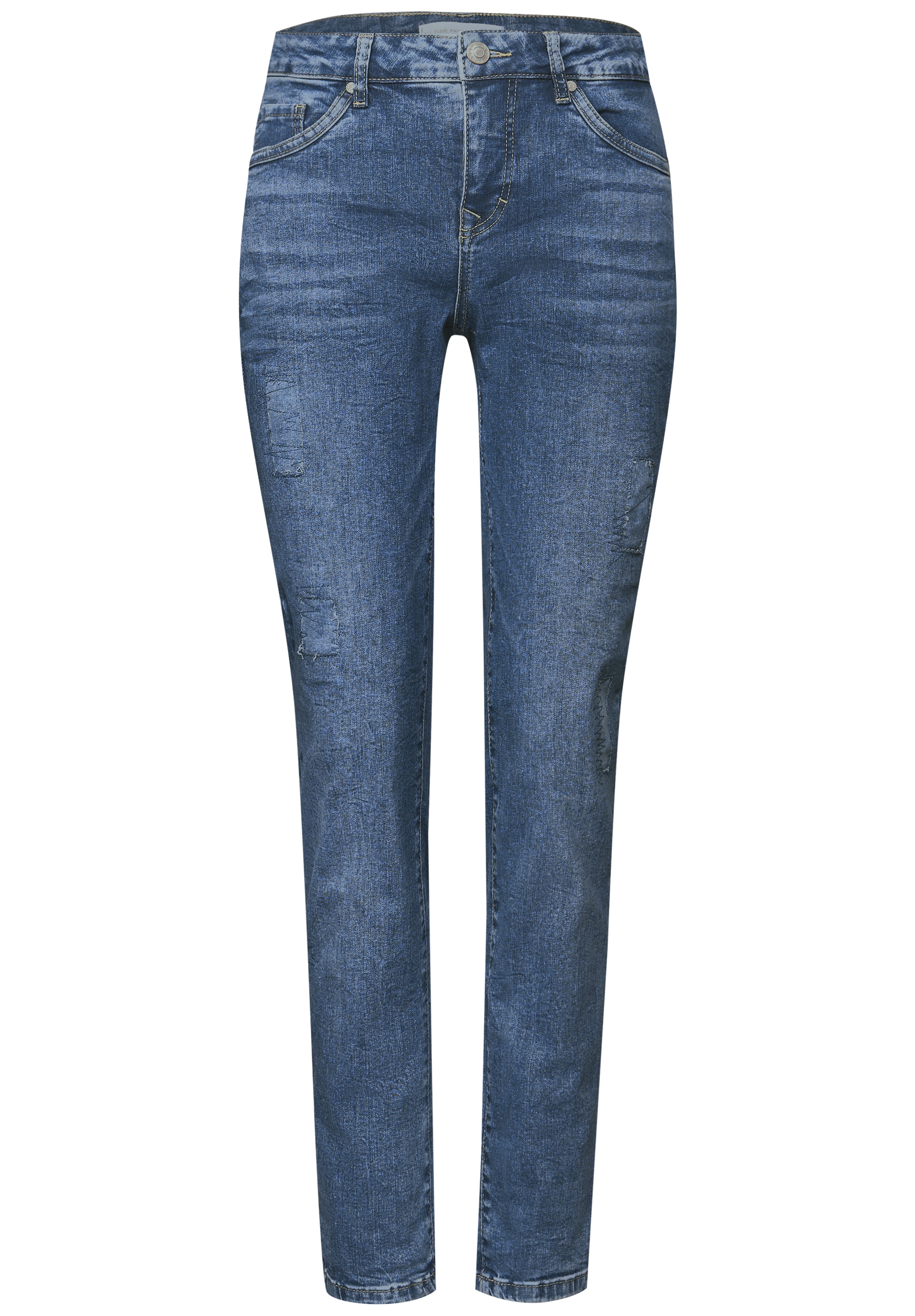 STREET ONE Loose-fit-Jeans, Middle Waist