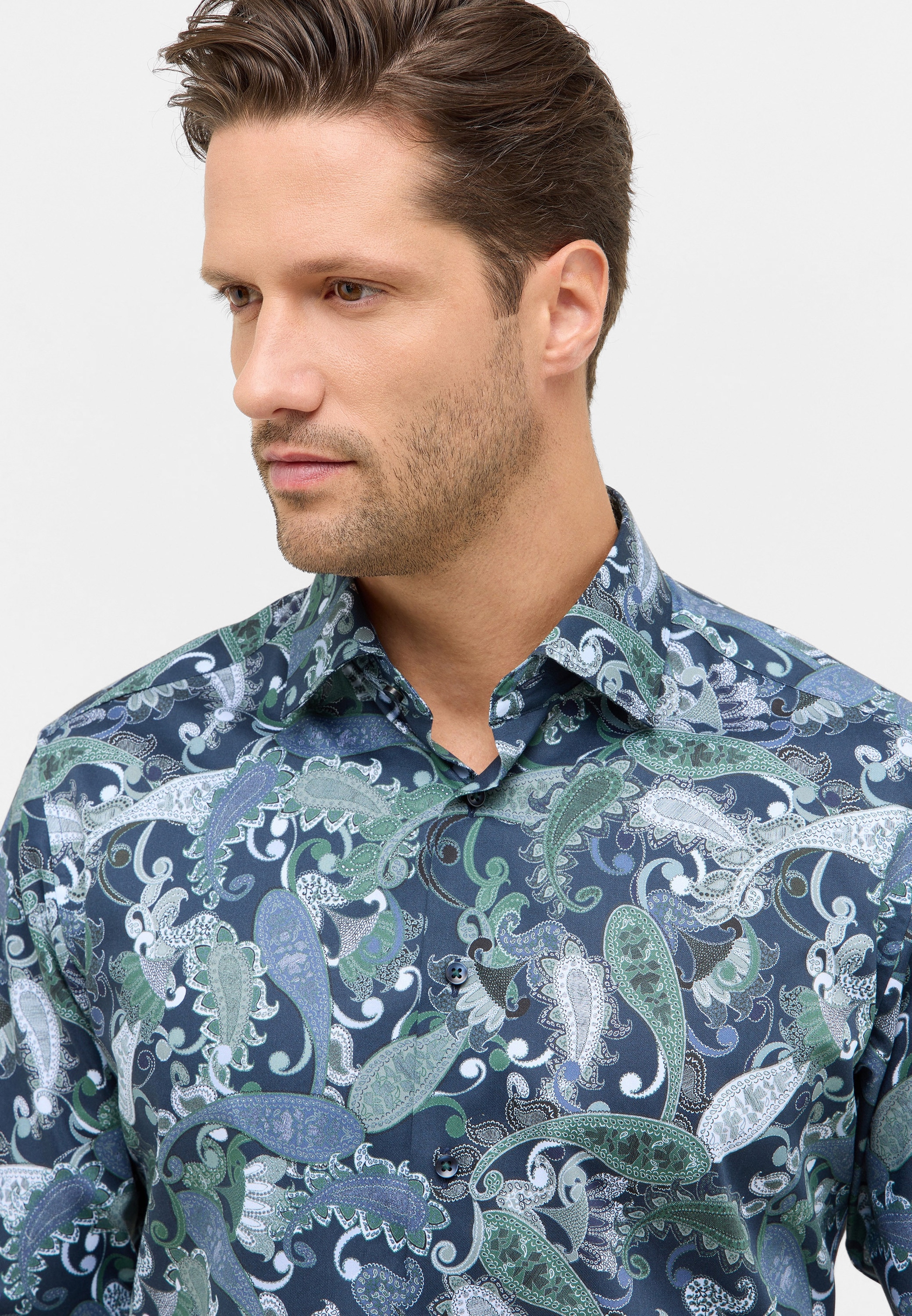 Eterna Langarmhemd »MODERN FIT«, NON IRON (bügelfrei)