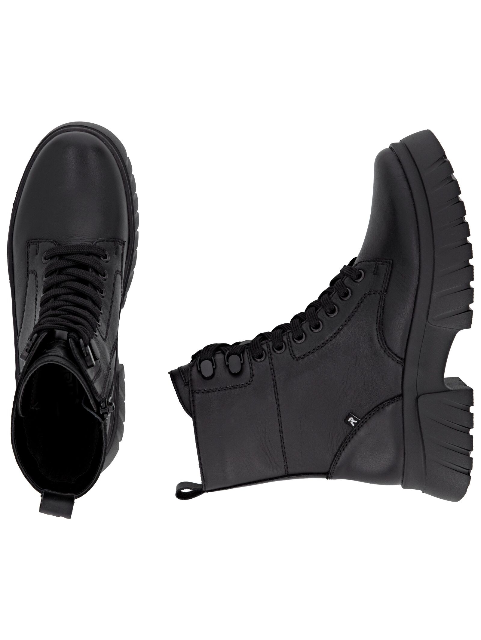 Rieker Schnürstiefelette »Rieker Stiefelette Glattleder«