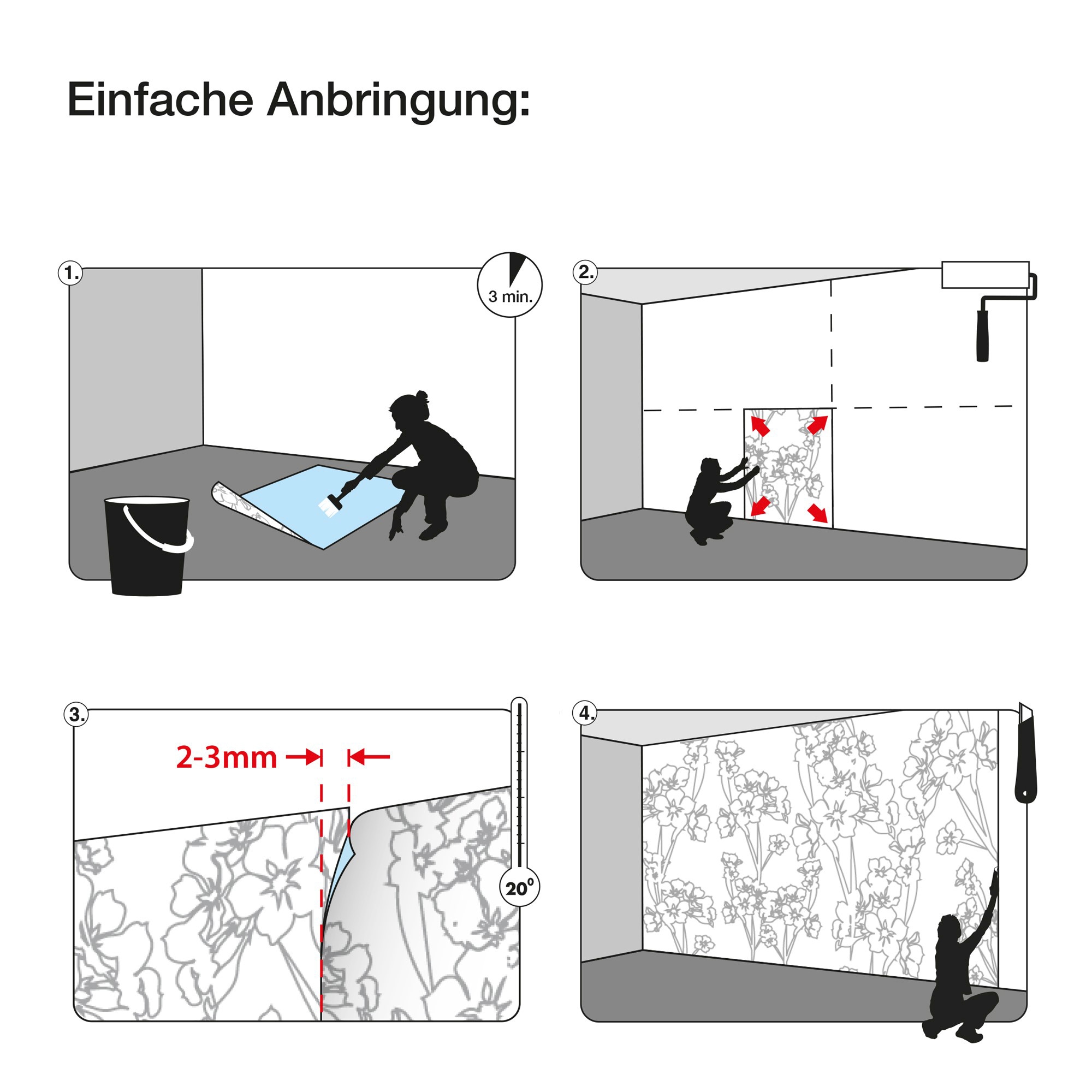 Komar Fototapete »Jungara - Größe 368 x 254 cm« bedruckt glatt Wohnzimmer, Schlafzimmer