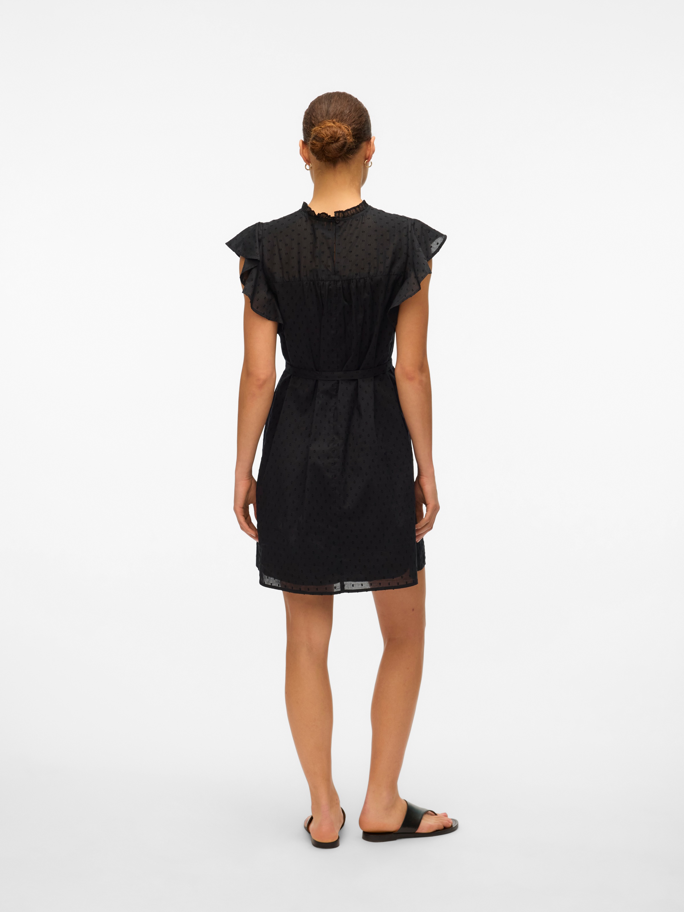 Vero Moda Minikleid "VMTRINE SL SHORT LACE DRESS WVN GA NOOS", Sommerkleid günstig online kaufen
