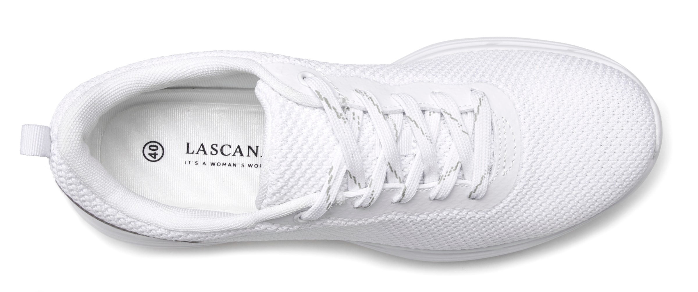 LASCANA Sneaker, Schnürhalbschuh, Halbschuh, Freizeitschuh ultraleicht VEGAN