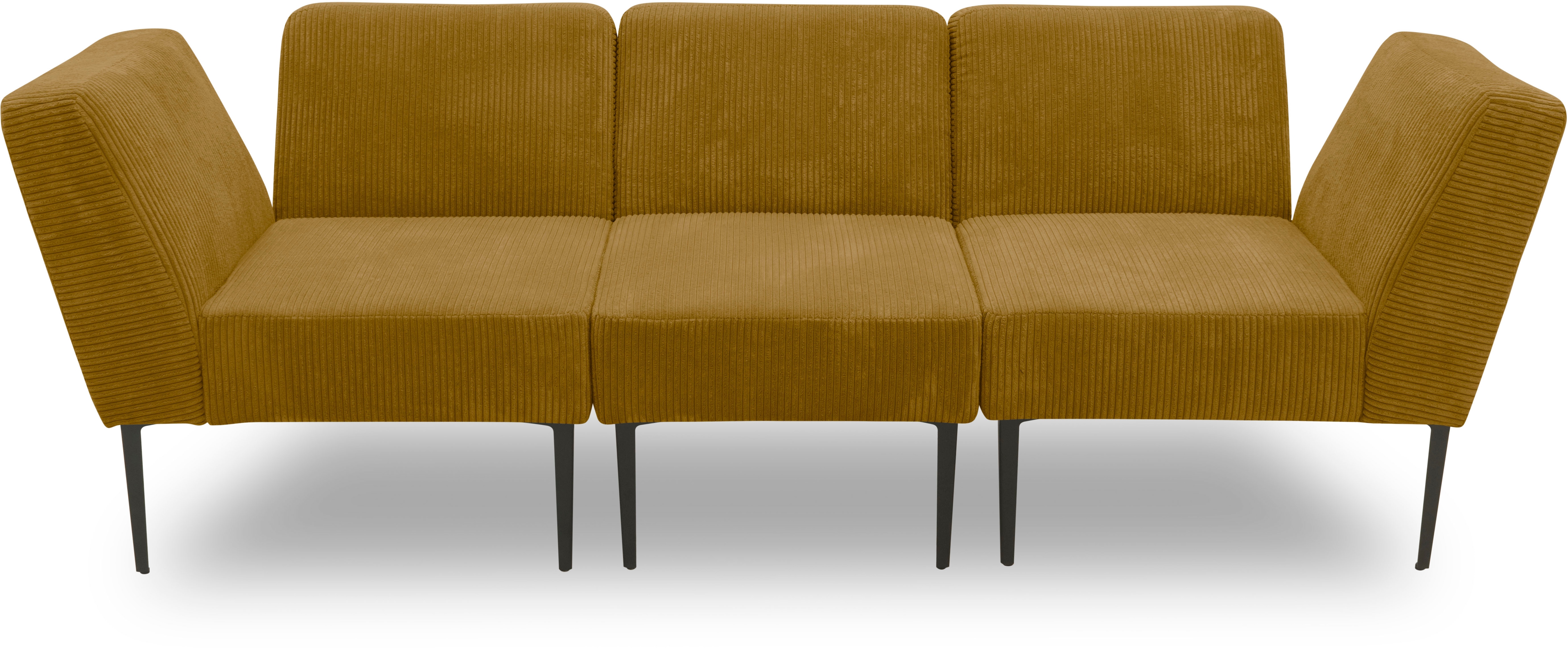DOMO collection Sessel "700010 Lieferzeit nur 2 Wochen, auch einzeln stellbar" Cord-Bezug, Fußhöhe passend für gängige Saugroboter