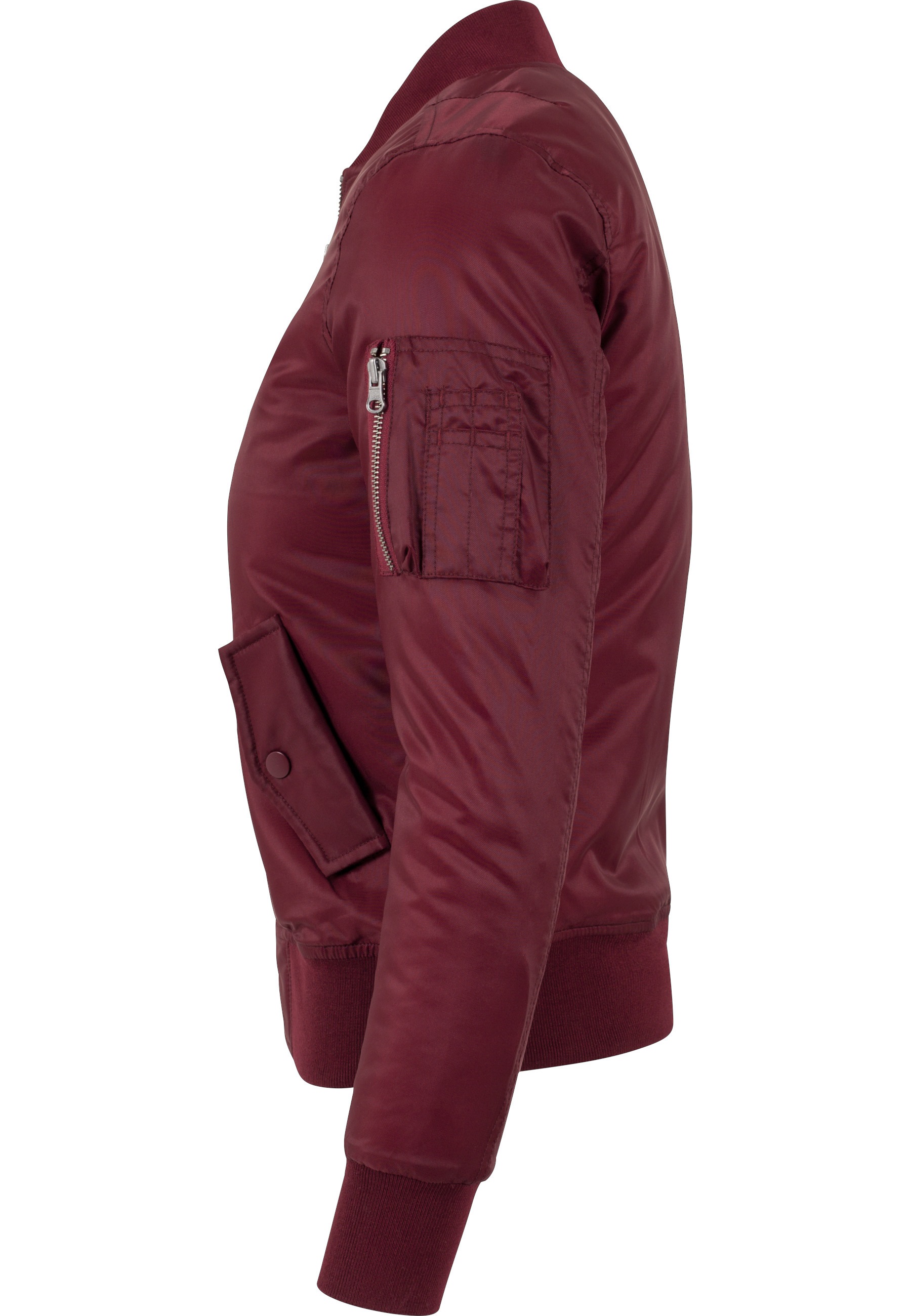 URBAN CLASSICS Allwetterjacke »Urban Classics Damen Ladies Basic Bomber Jacket« 1 Stk. tlg. ohne Kapuze