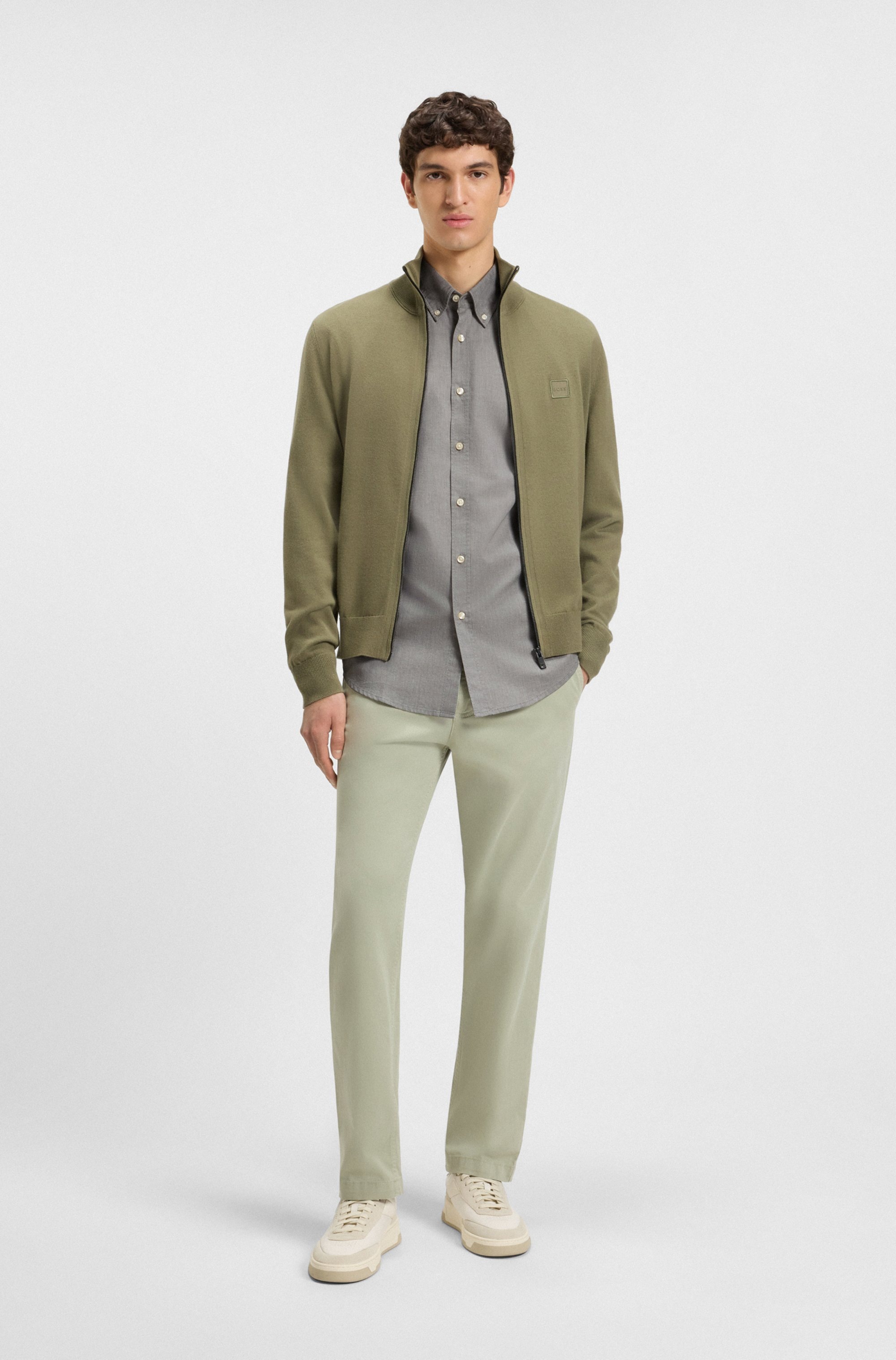 BOSS ORANGE Businesshemd "Rickert", mit Button-down-Kragen günstig online kaufen