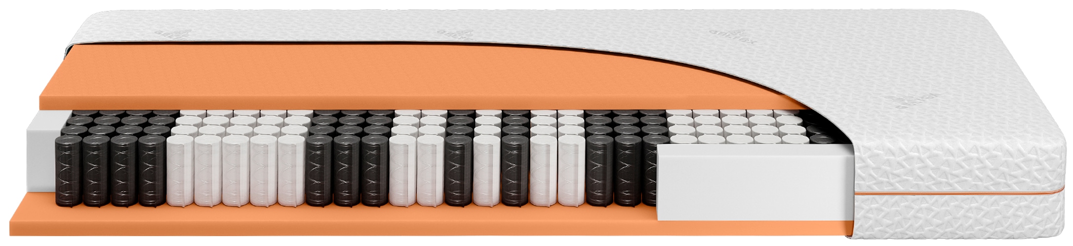 Beka® Taschenfederkernmatratze »Taschenfederkern Matratze GELTEX® Next Classic TFK 200« 20 cm hoch Raumgewicht: 43 kg/m³ 500 Federn 1 Stk. tlg. GELTEX®-Auflage, 20 cm hoch, RG43, verfügbar in H2, H3 & H4, 90x200 cm