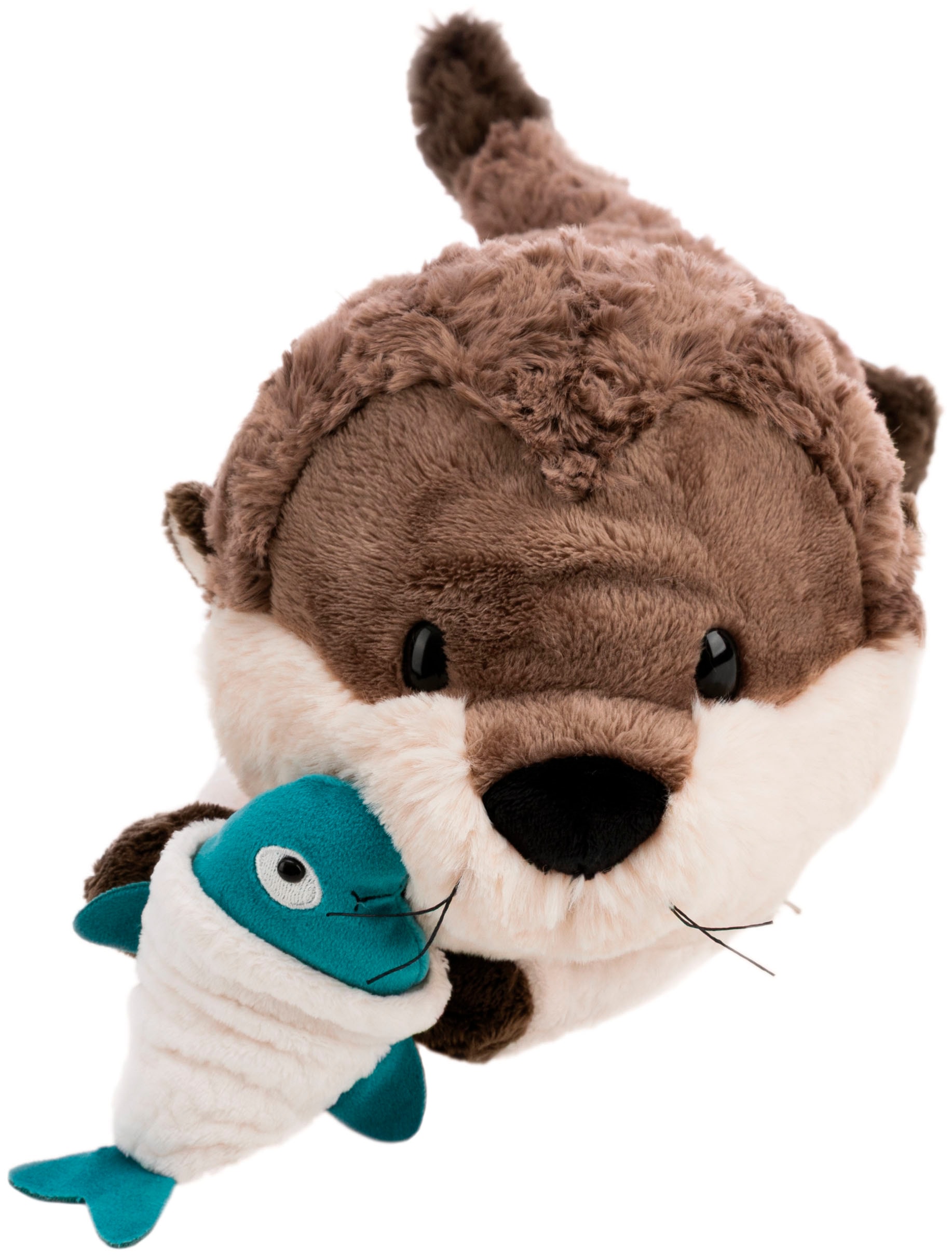 Nici Kuscheltier »Winter, Otter Ophelio mit Fisch 35cm liegend«