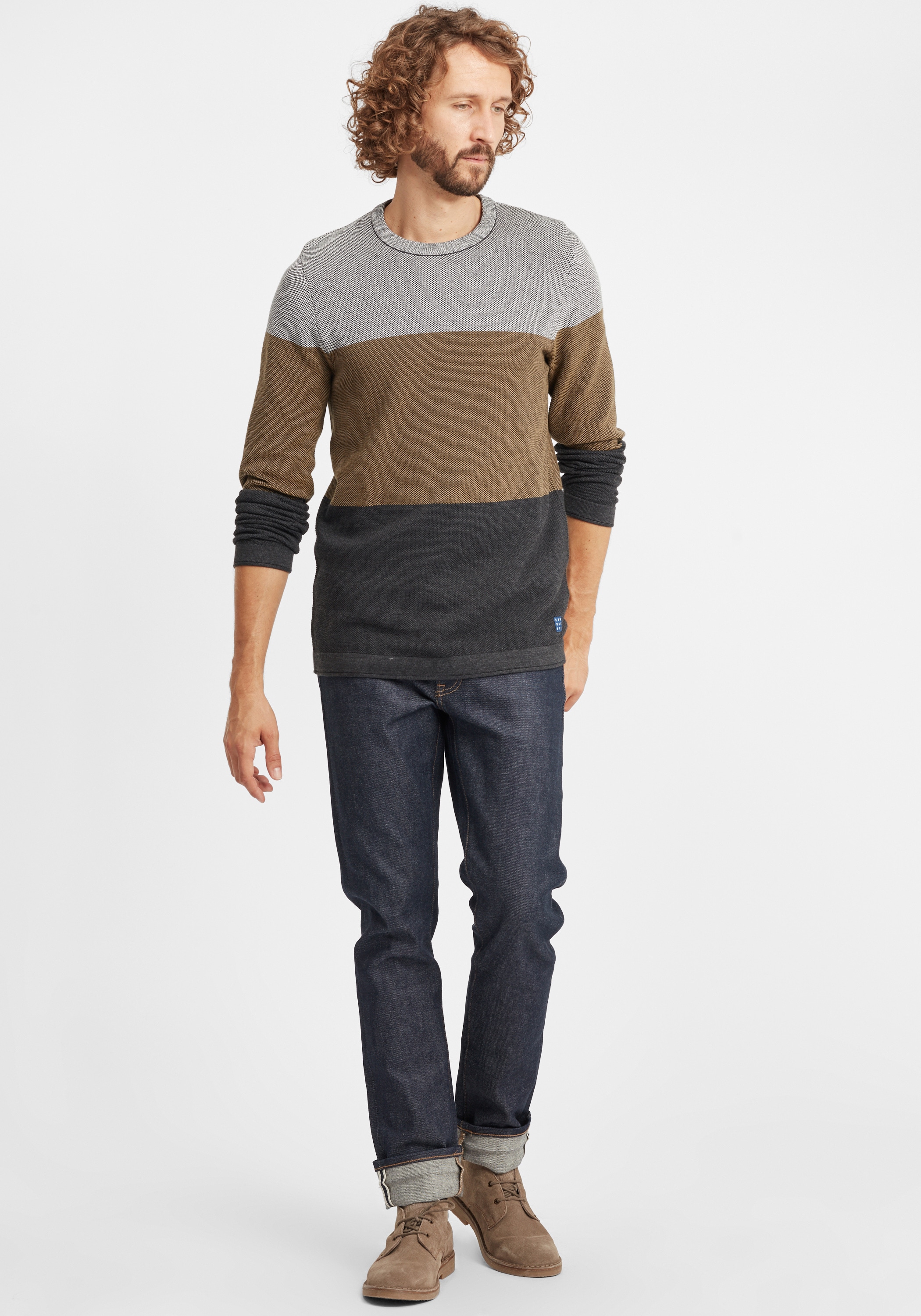 Blend Strickfleece-Pullover »Strickpullover BHSabino«