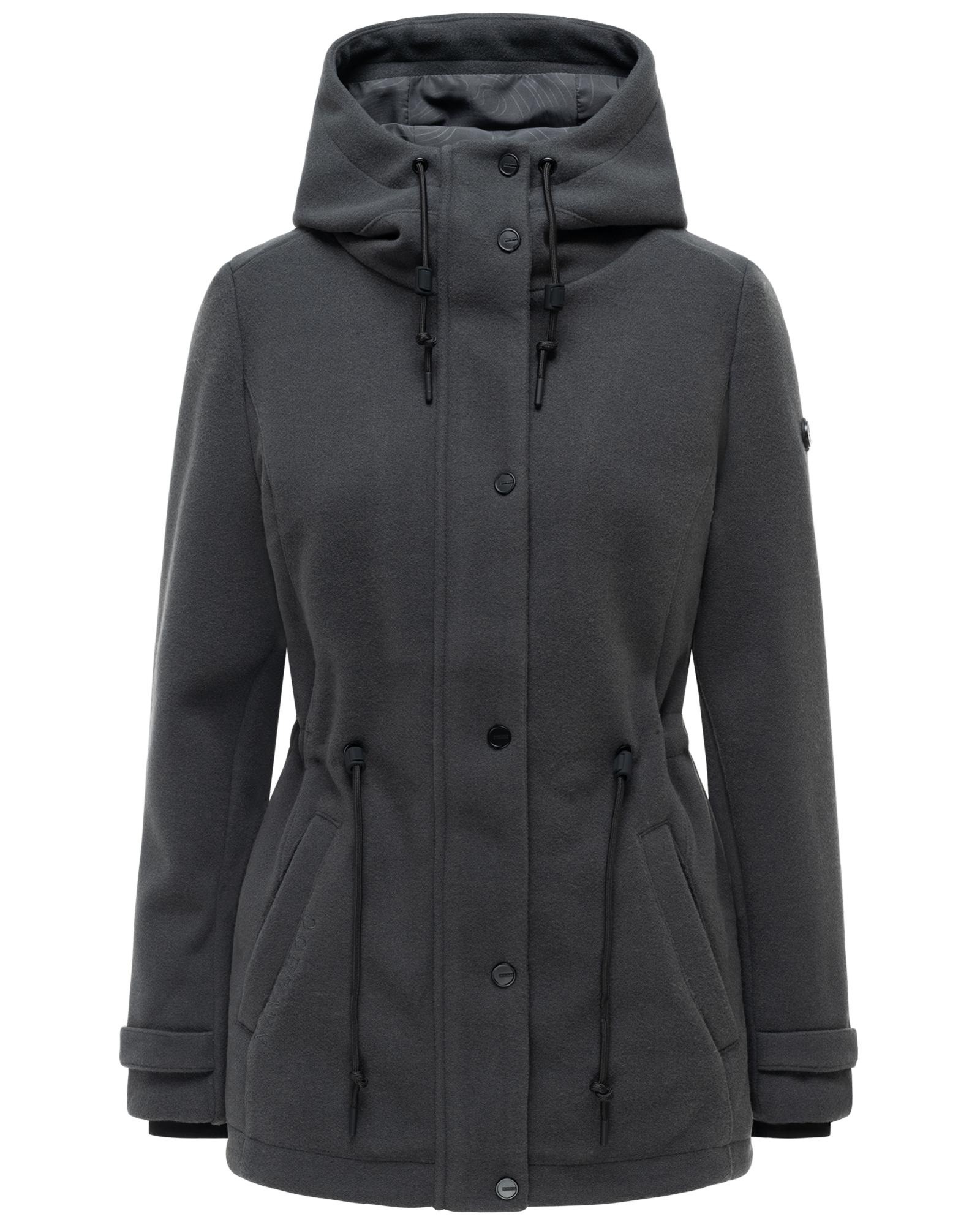 Navahoo Kurzmantel "Lächelstern 14" Lange Damen Übergangsjacke in Wollmante günstig online kaufen