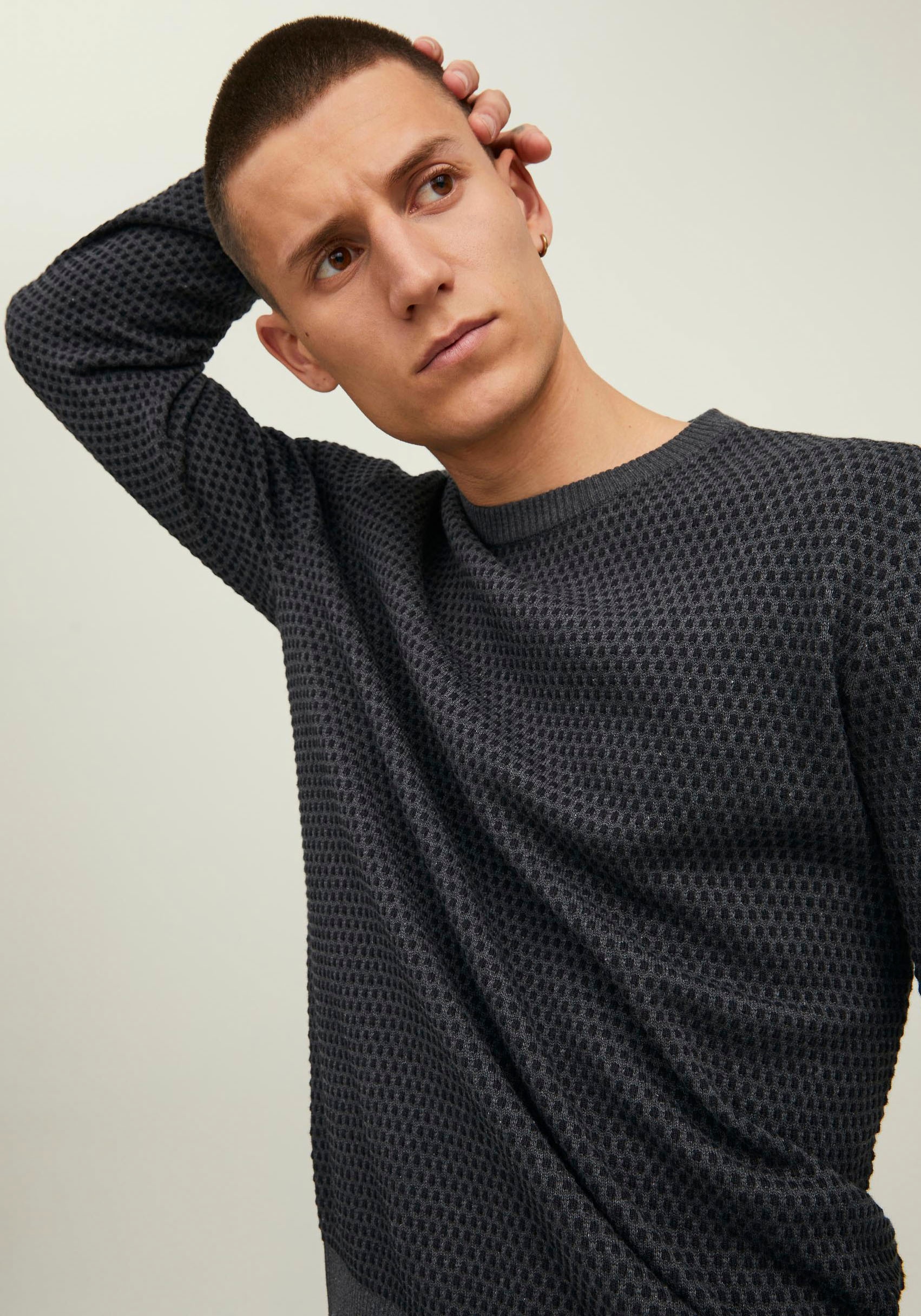 Jack & Jones Rundhalspullover »ATLAS KNIT CREW NECK«