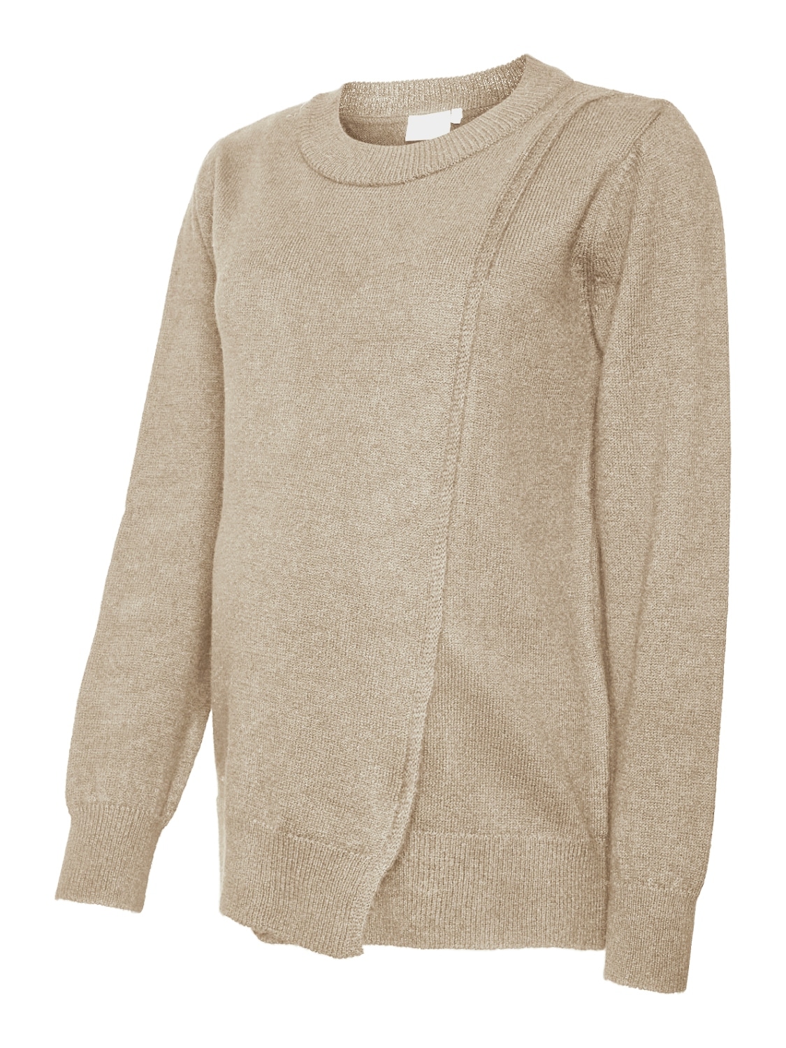 Mamalicious Strickpullover »MLNEWANNE IRIS L/S KNIT TOP 2F NOOS« Kunstfaser, regular fit