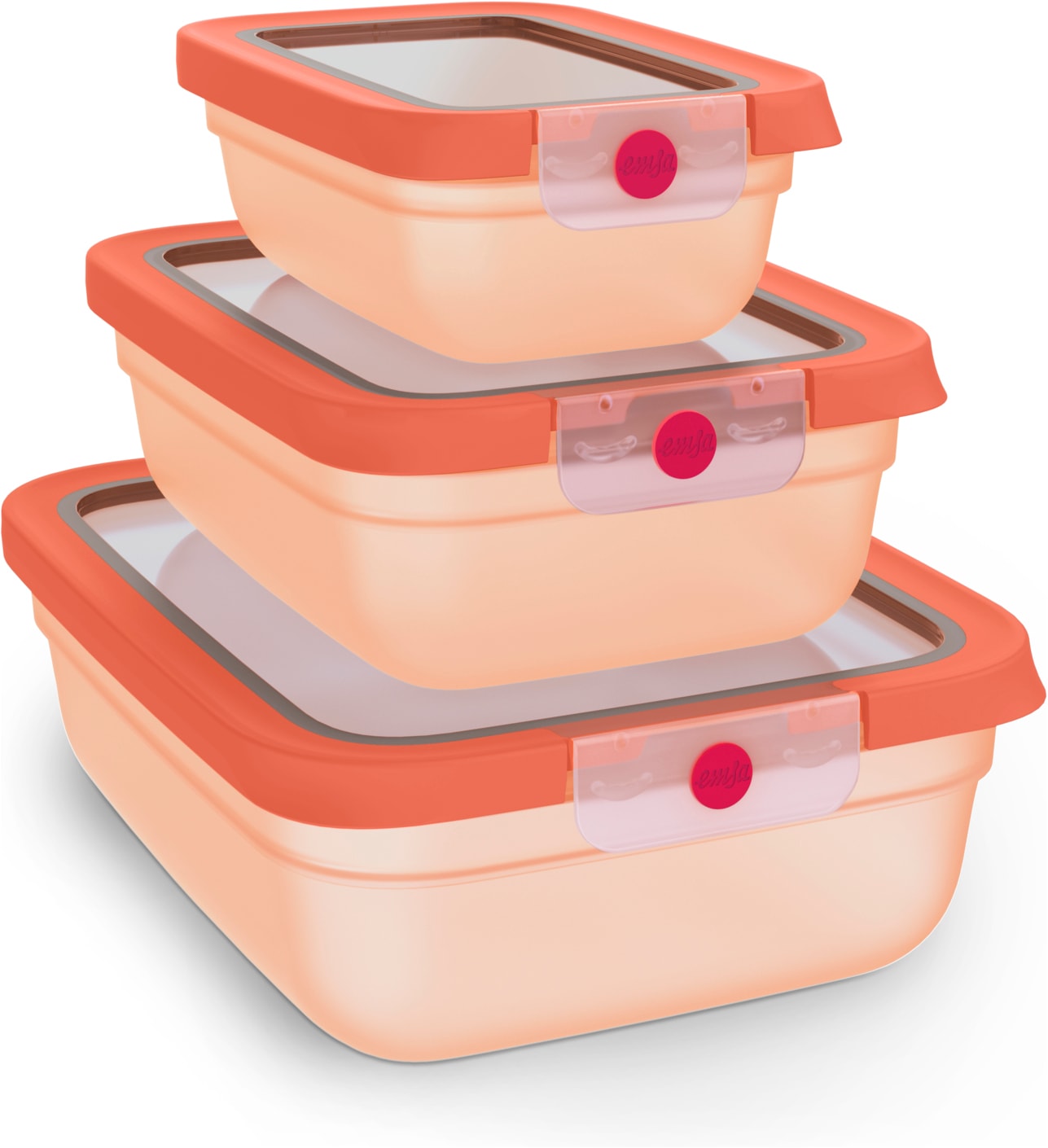 Emsa Frischhaltedose "oneClick" verschlossen mit nur 1 x Klick, 100% dicht, made in Germany