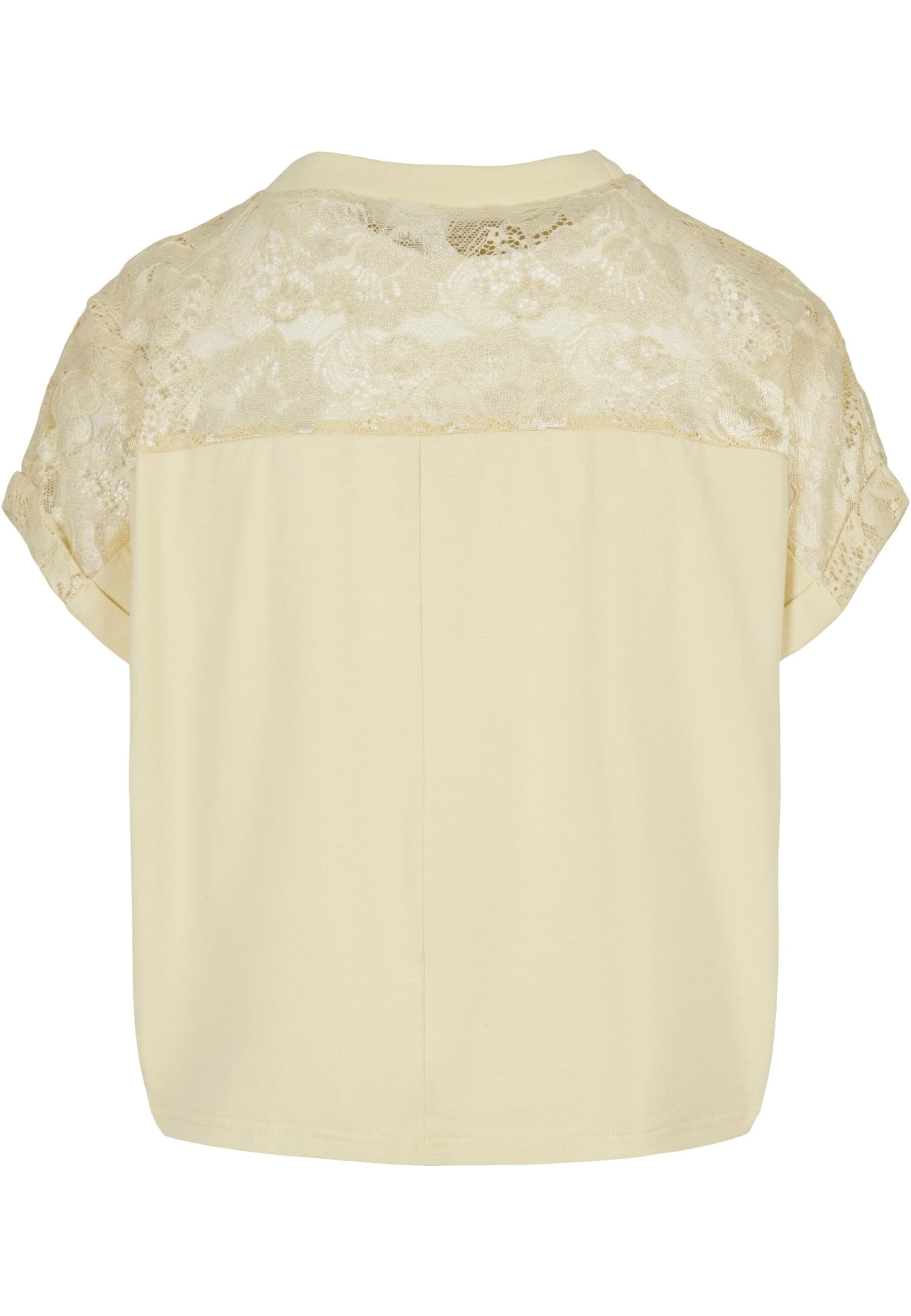 URBAN CLASSICS T-Shirt »Urban Classics Damen Ladies Short Oversized Lace Tee«, (1 tlg.)