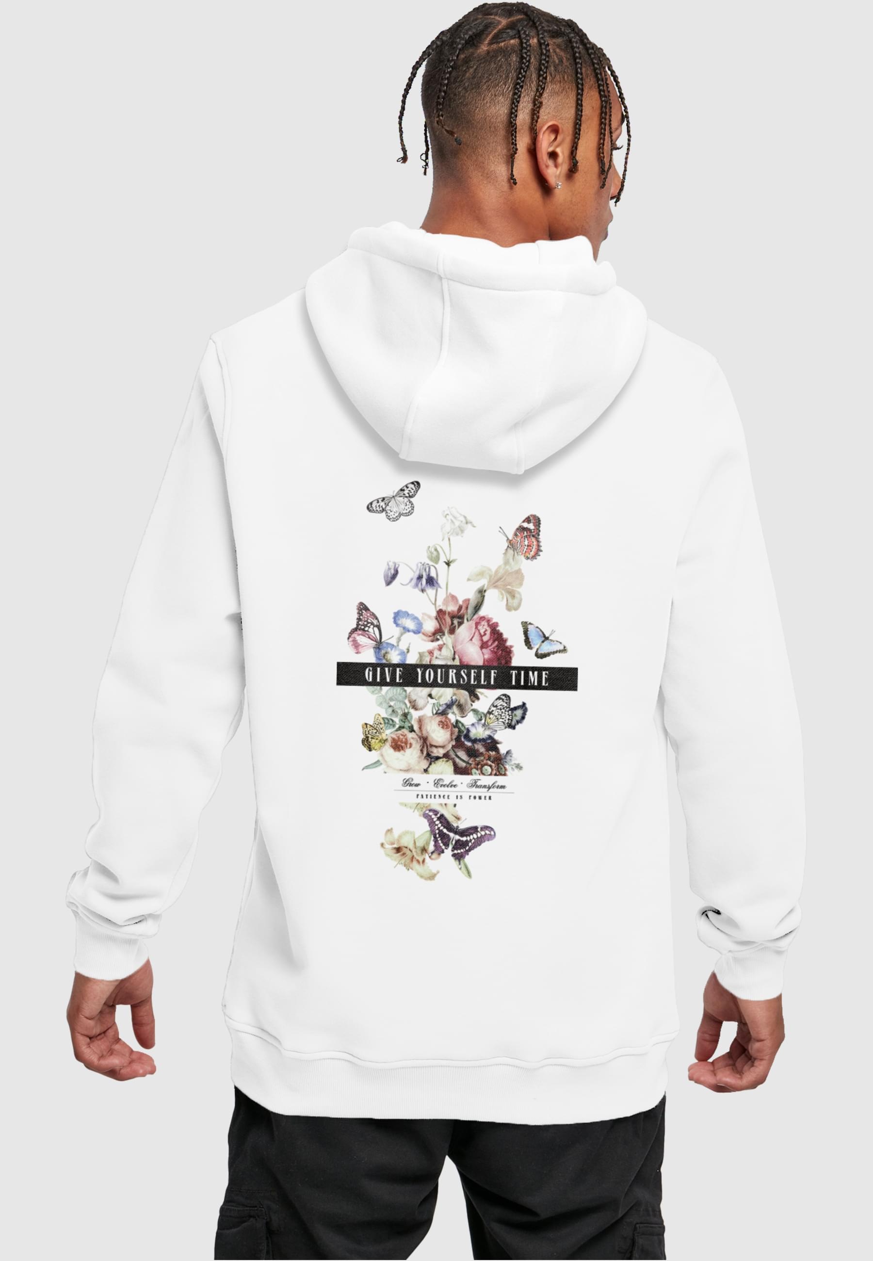 MisterTee Kapuzensweatshirt »MisterTee Herren Give Yourself Time Hoody«, (1 tlg.)