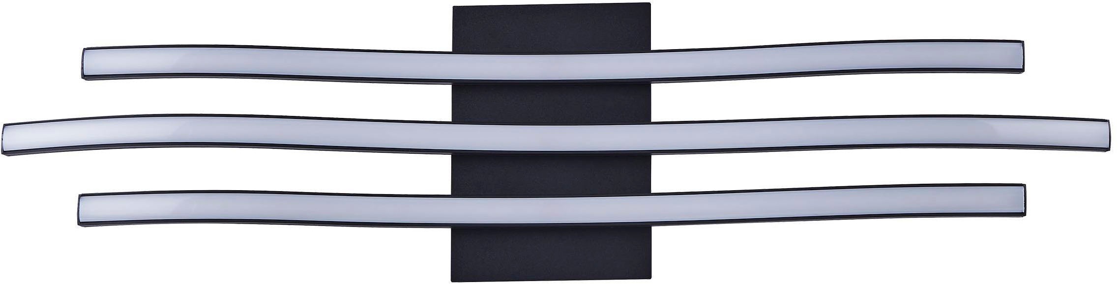 EGLO Deckenleuchte »Roncade 1 Deckenlampe, Flurlampe aus Aluminium, Stahl und Kunststoff« LED-Modul 1 Stk. Warmweiß Deckenlampe 65 x 13 cm, Flurlampe, Küchenlampe, Wohnzimmerlampe