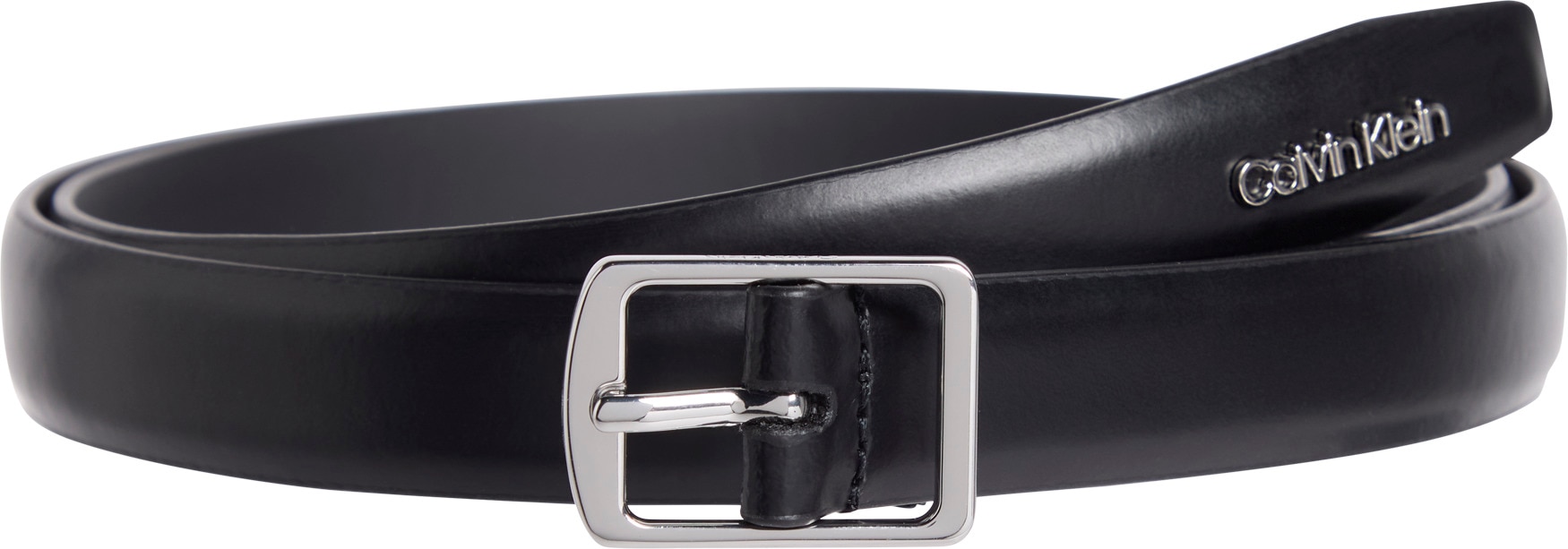 Calvin Klein Ledergürtel "SLIM SQUARE BUCKLE BELT 2.0", im klassischen Stil günstig online kaufen