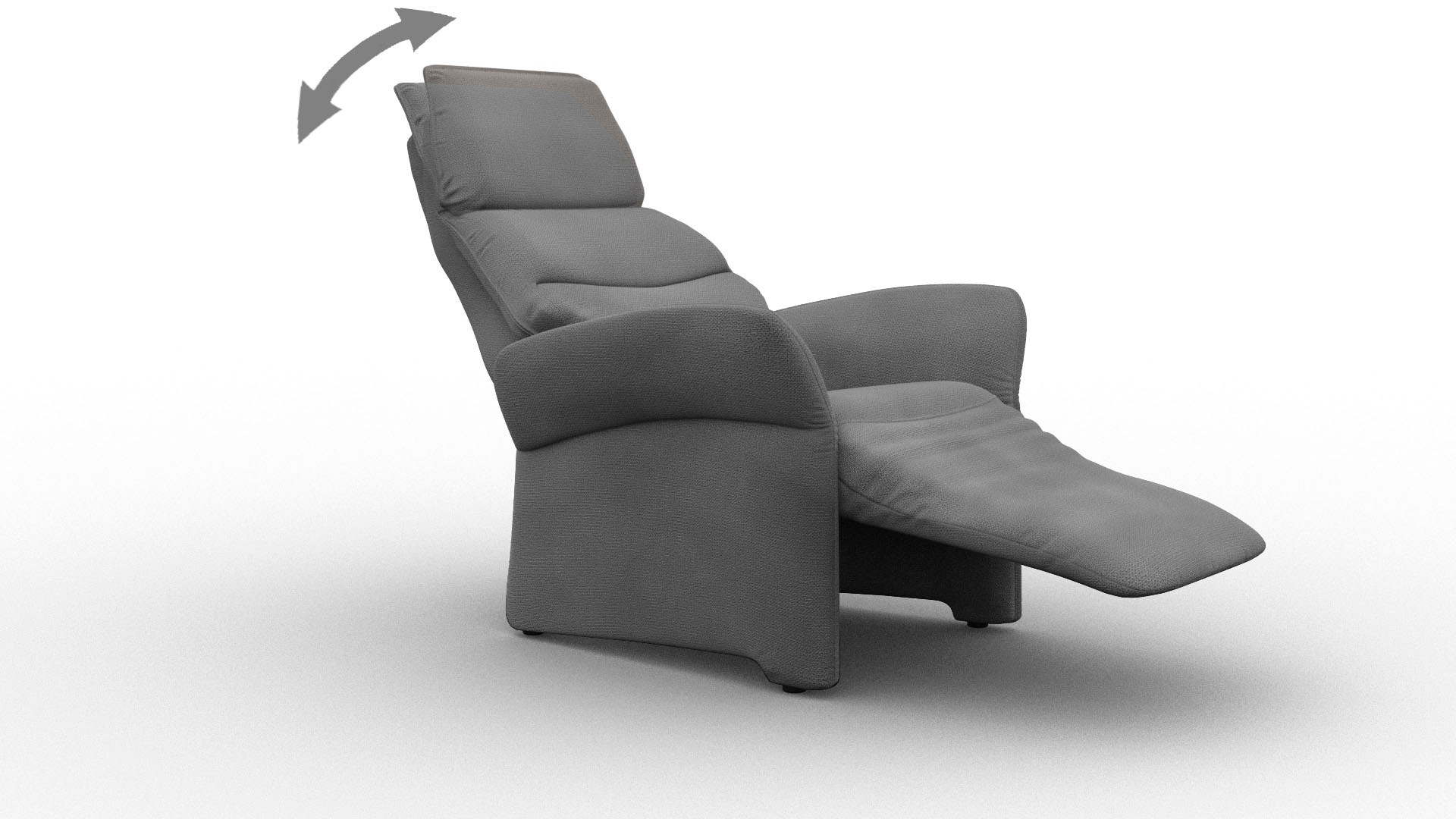 Thumbnail - alina Relaxsessel "Savin" in Größe M, Liegefläche 180cm, verstellbar, optional mit Aufstehhilfe