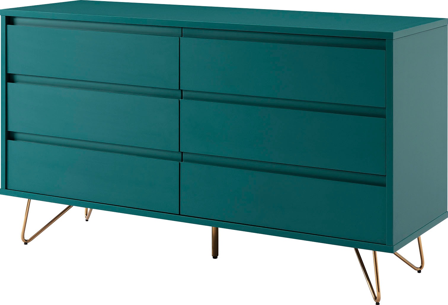 SalesFever Kommode "Bolton Design Sideboard mit Stauraum", Haarnadelbeine a günstig online kaufen