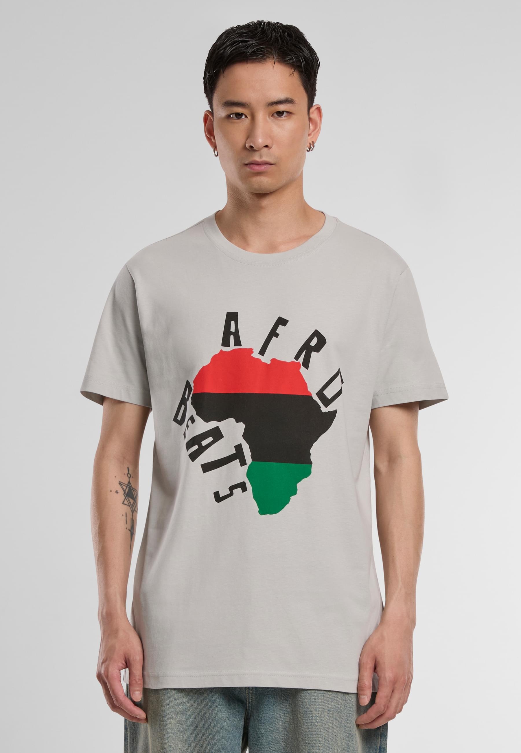 MisterTee Kurzarmshirt »MisterTee Herren Afrikanische Beats Tee«, (1 tlg.)