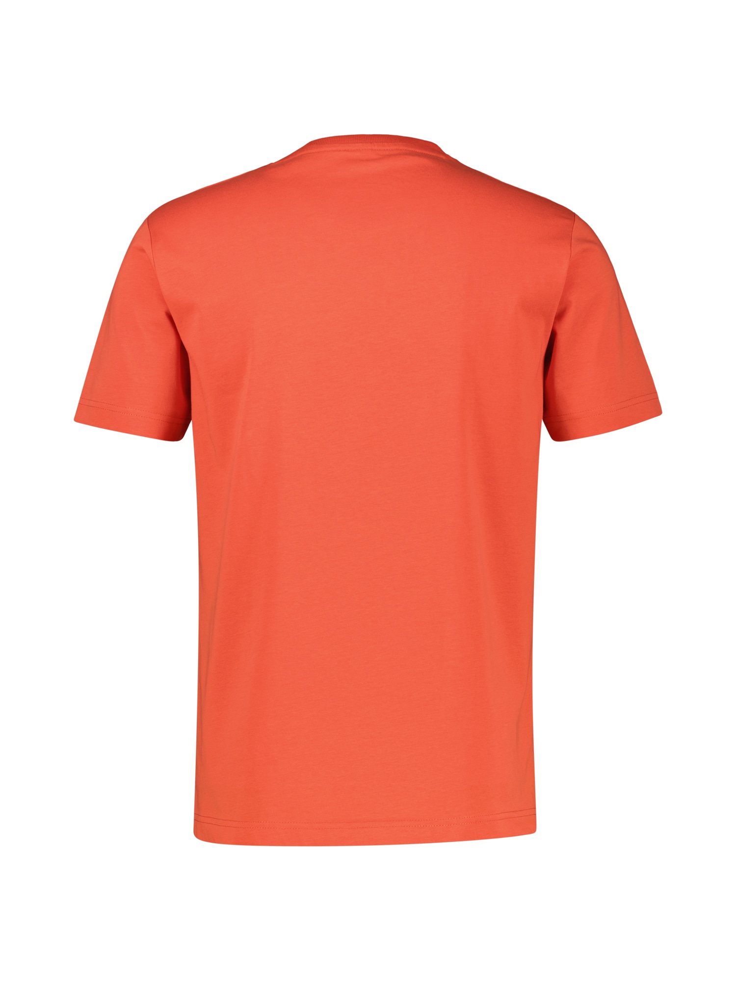 LERROS T-Shirt »T-Shirt unifarben mit Print und 1/2-Ärmeln«